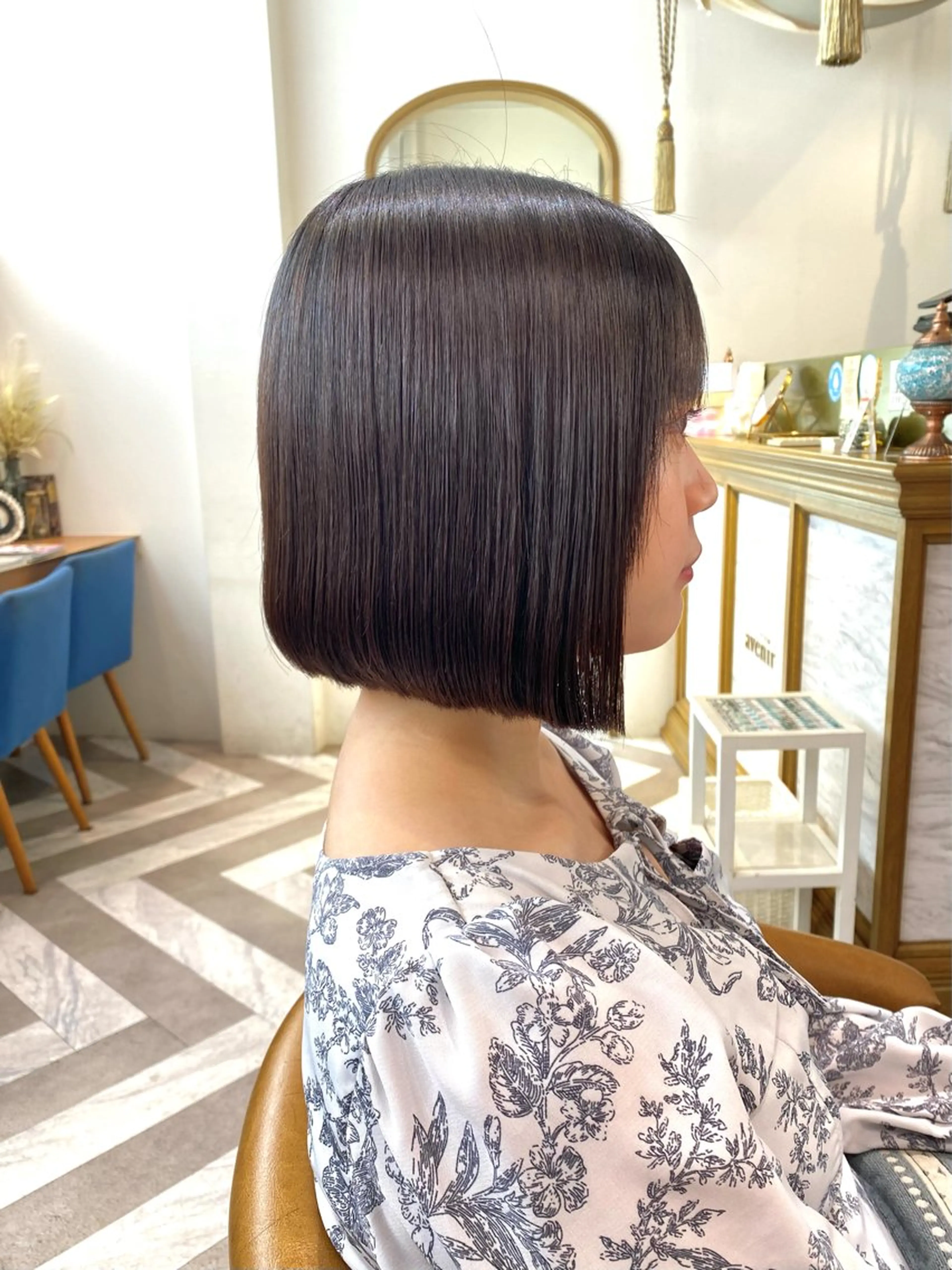 ショート カット ヘアカラー トリートメント レイヤーカット /透明感カラー西田のヘアスタイル