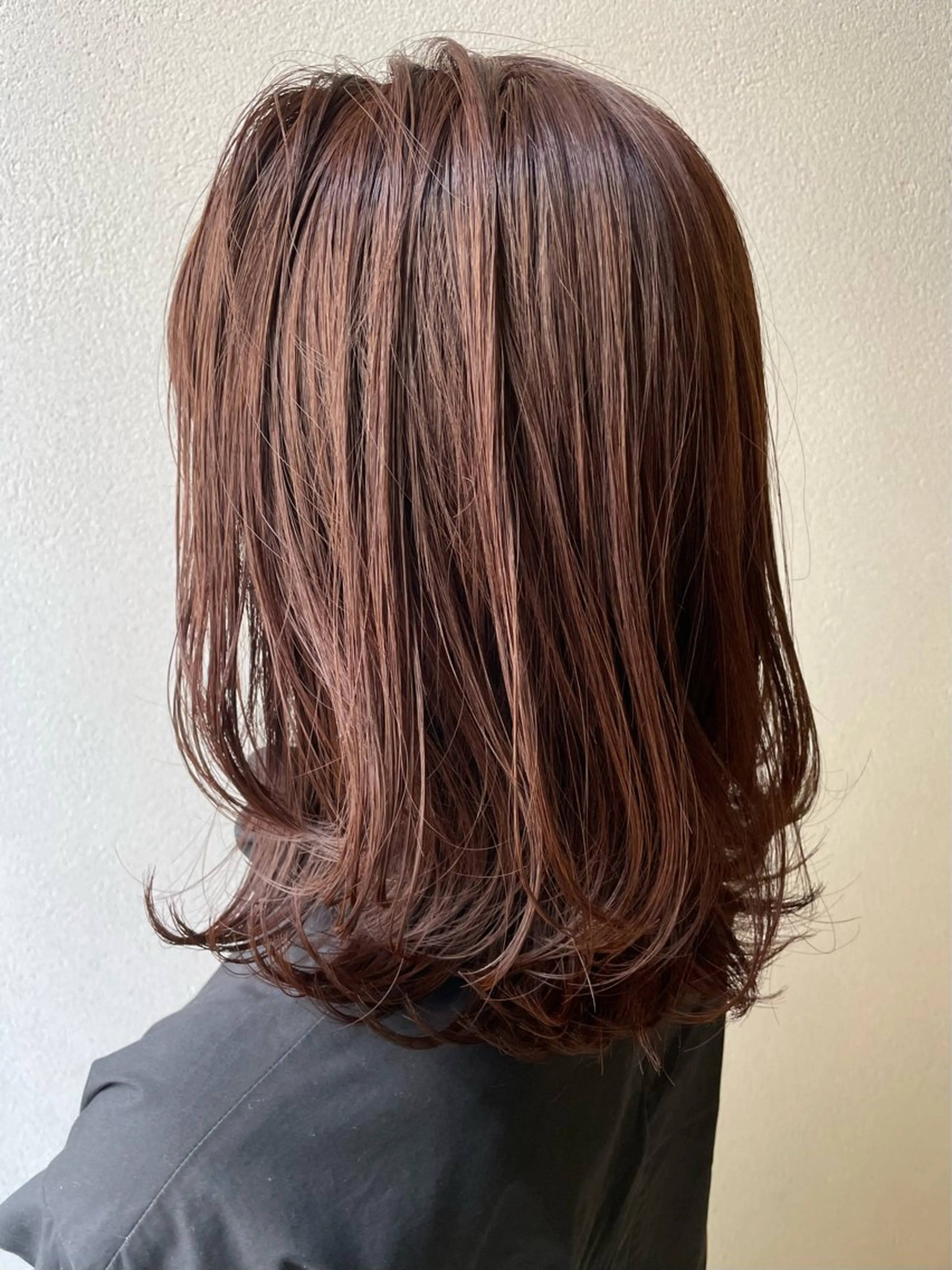 ミディアム カラー ブラウンカラー 沢田 瞳のヘアスタイル