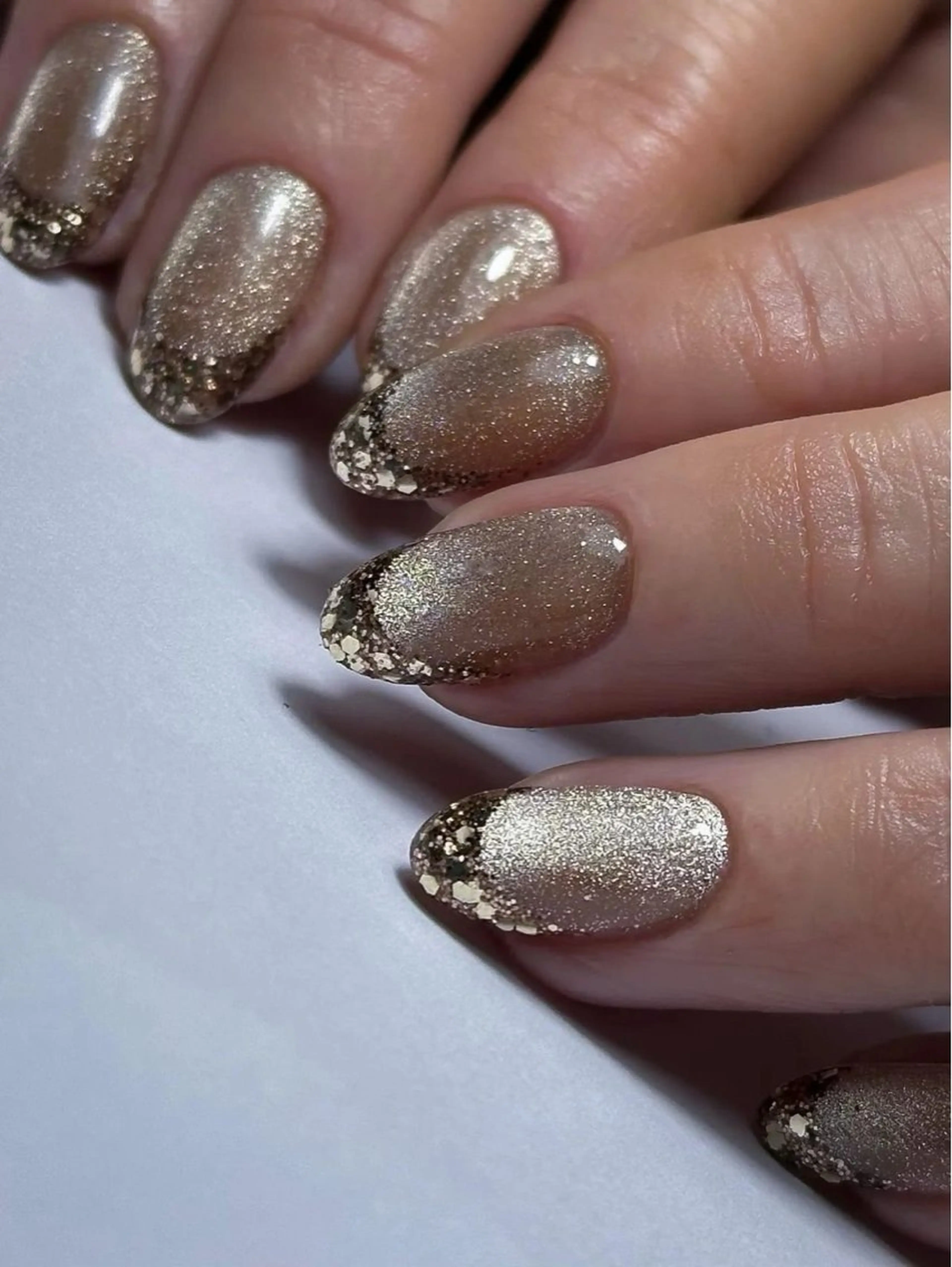 ネイル 韓国ネイル 持ち込み ニュアンスネイル ネイルチップ 冬ネイル RINN ANA.CHUOのネイルデザイン