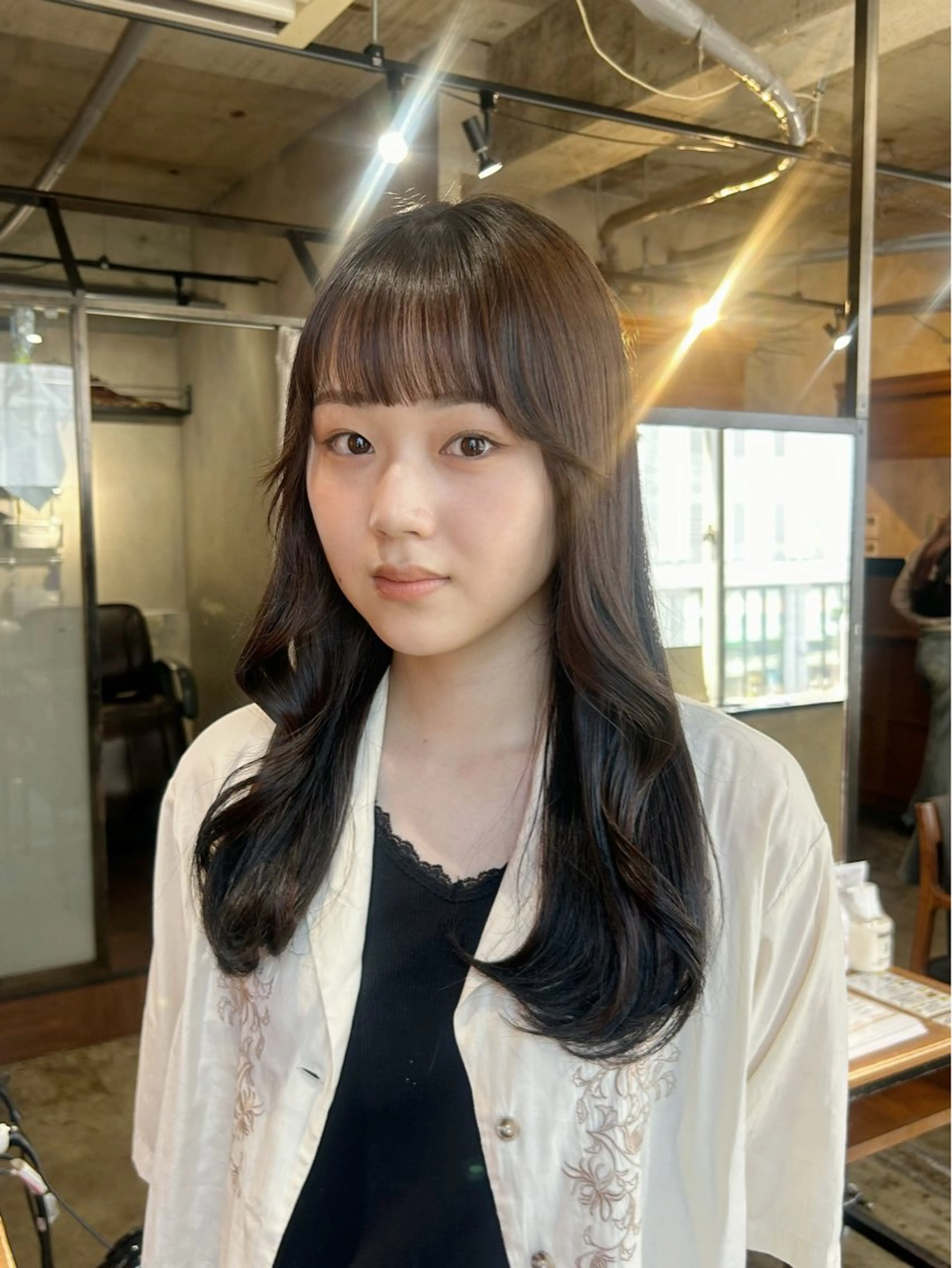 ロング カラー 透明感カラー カット RINO/似合わせ /女性専用𖧷のヘアスタイル