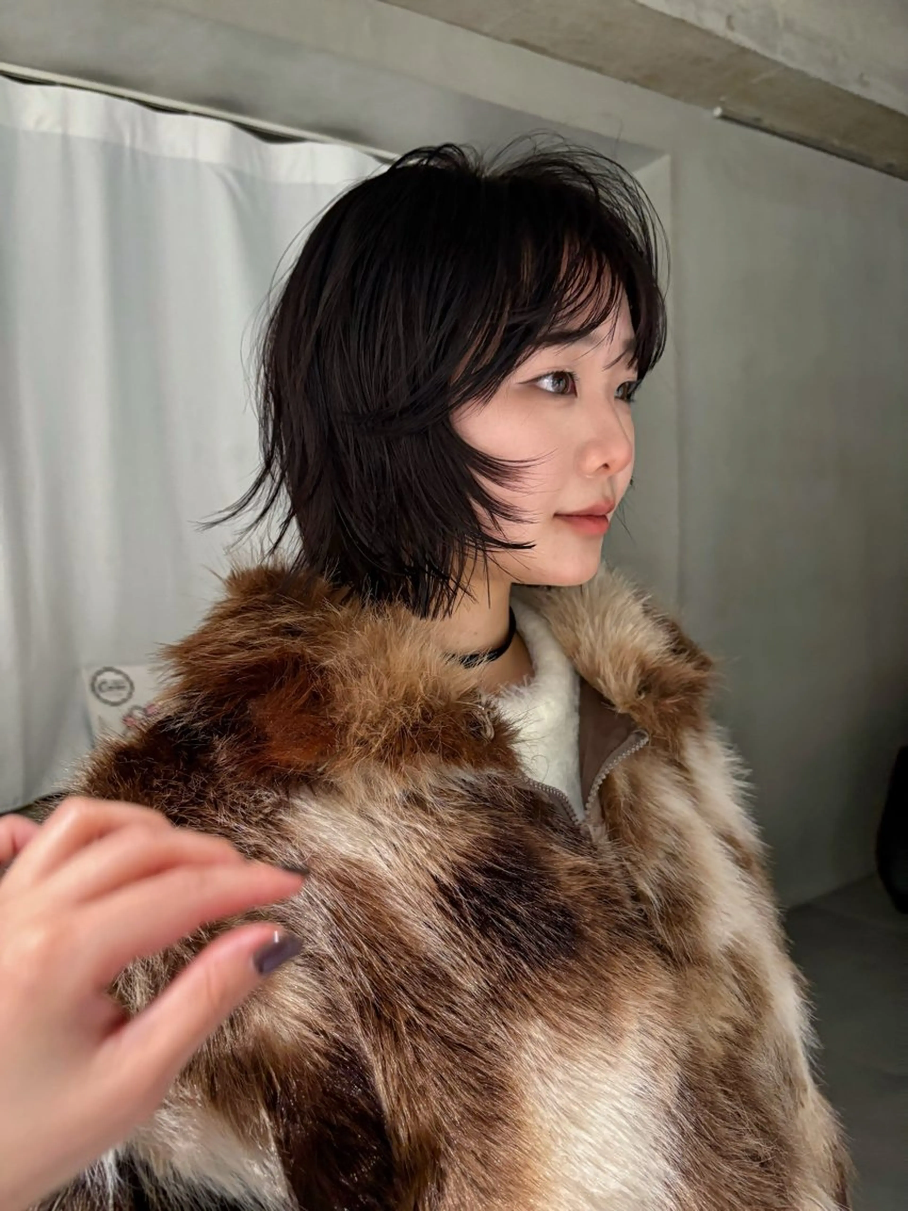 ショート ボブ レイヤーカット FILMS 綾菜のヘアスタイル