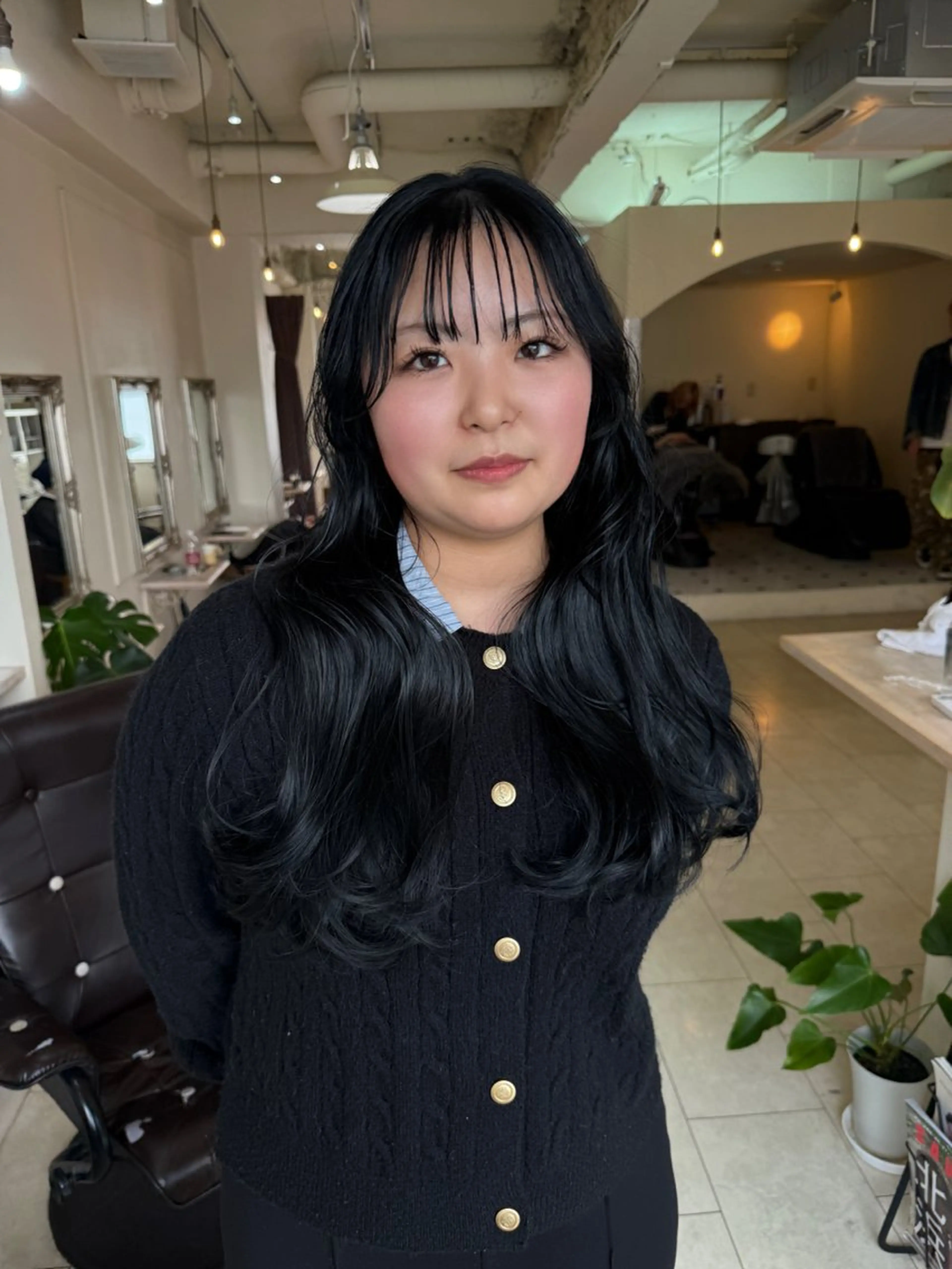 ロング ヘアカラー Maho/海外 レイヤー/ハッシュのヘアスタイル