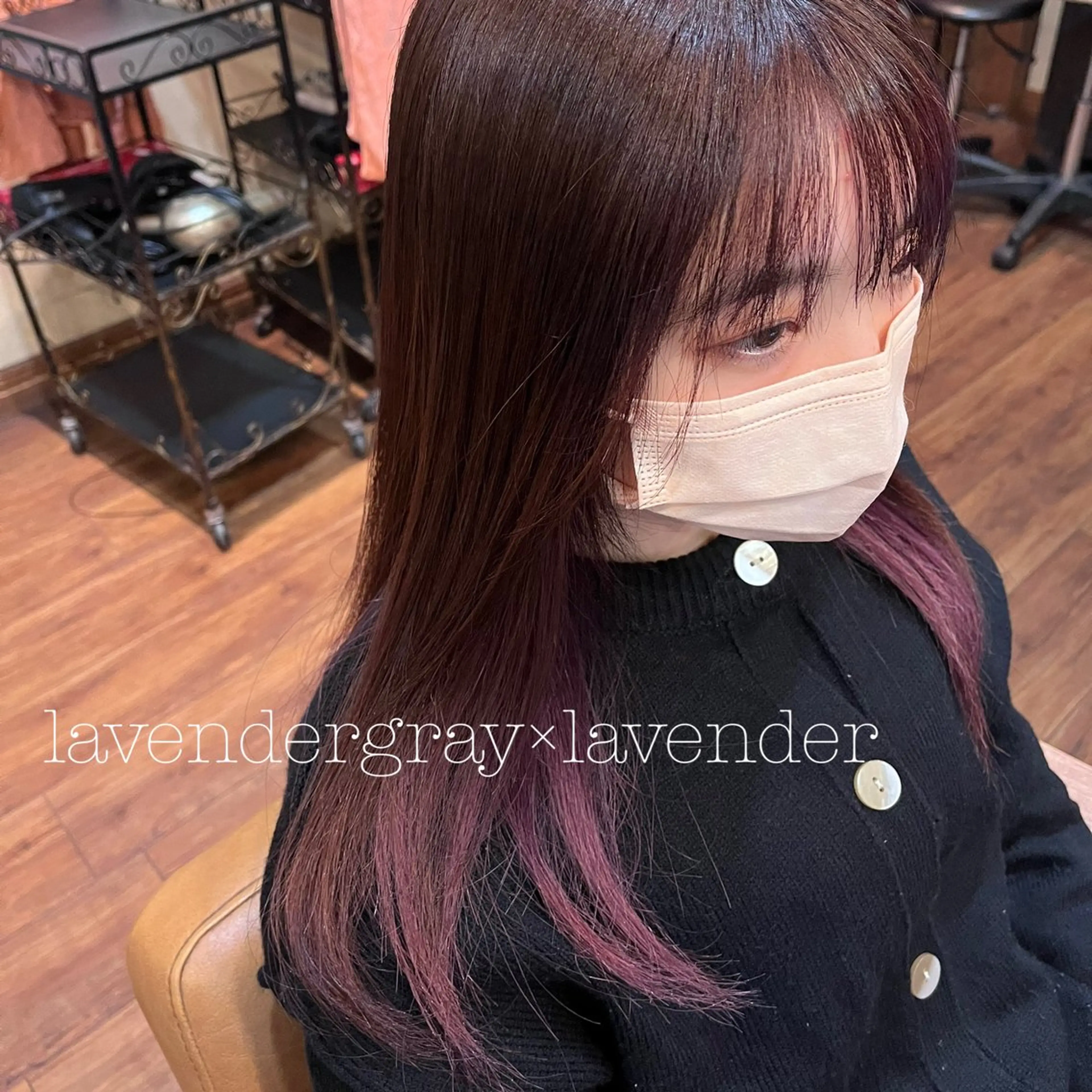 カラー Ayumi/艶カラー /レイヤー/ネイルのヘアスタイル