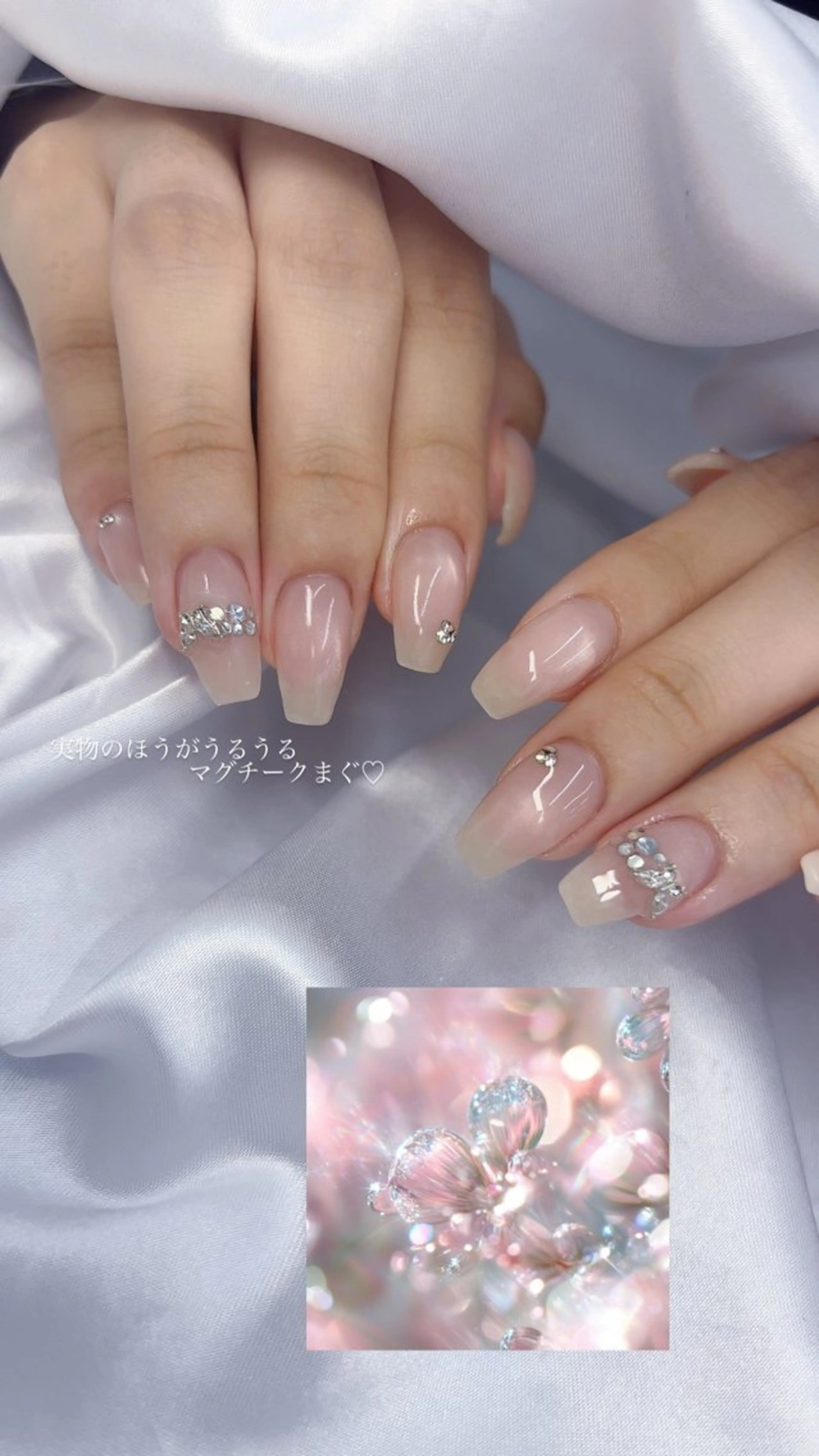 ネイル 韓国ネイル 春ネイル ワンホンネイル ハンドネイル Lance nailのネイルデザイン