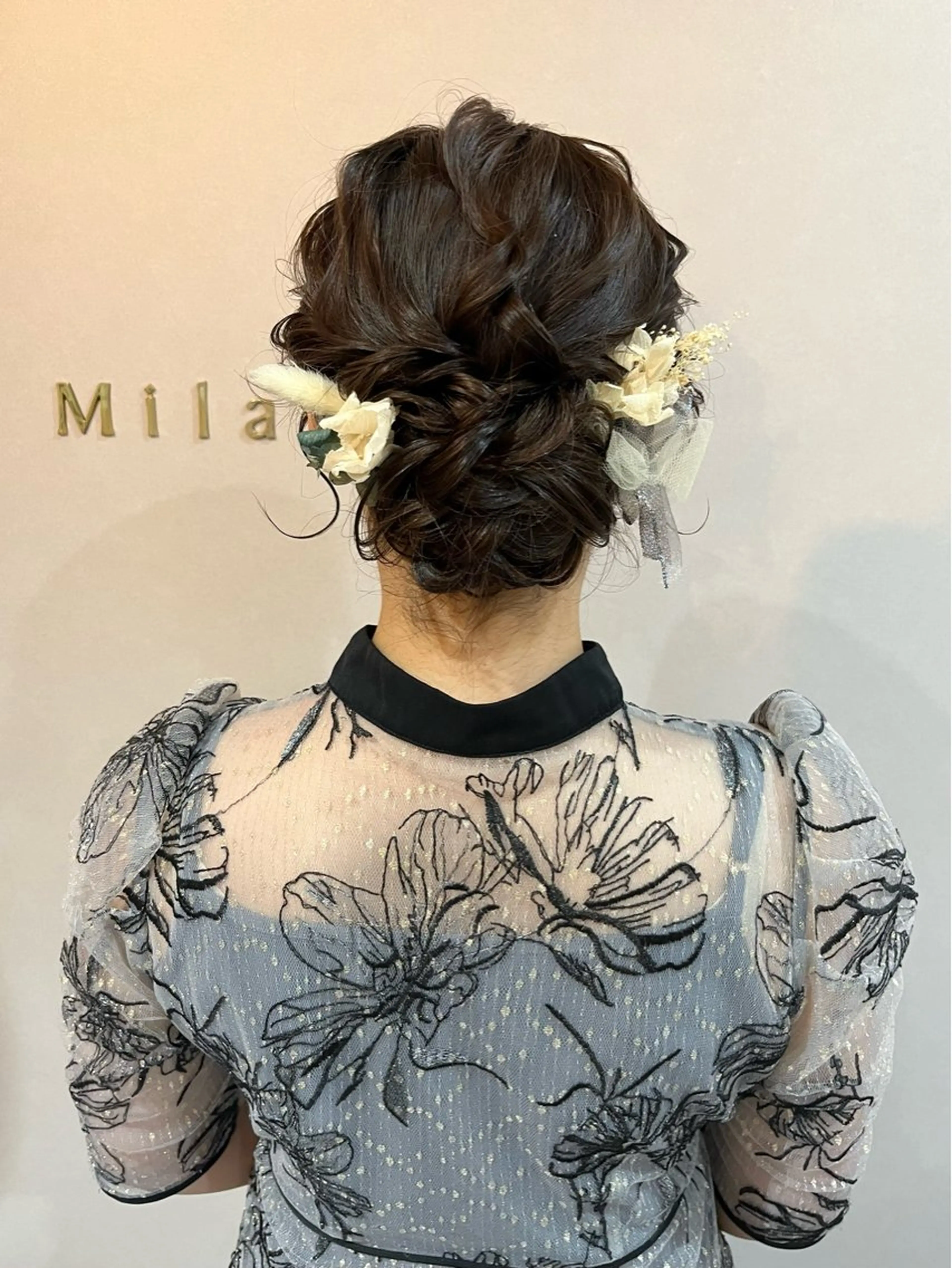 ヘアアレンジ ヘアセット Mila Akariのヘアスタイル