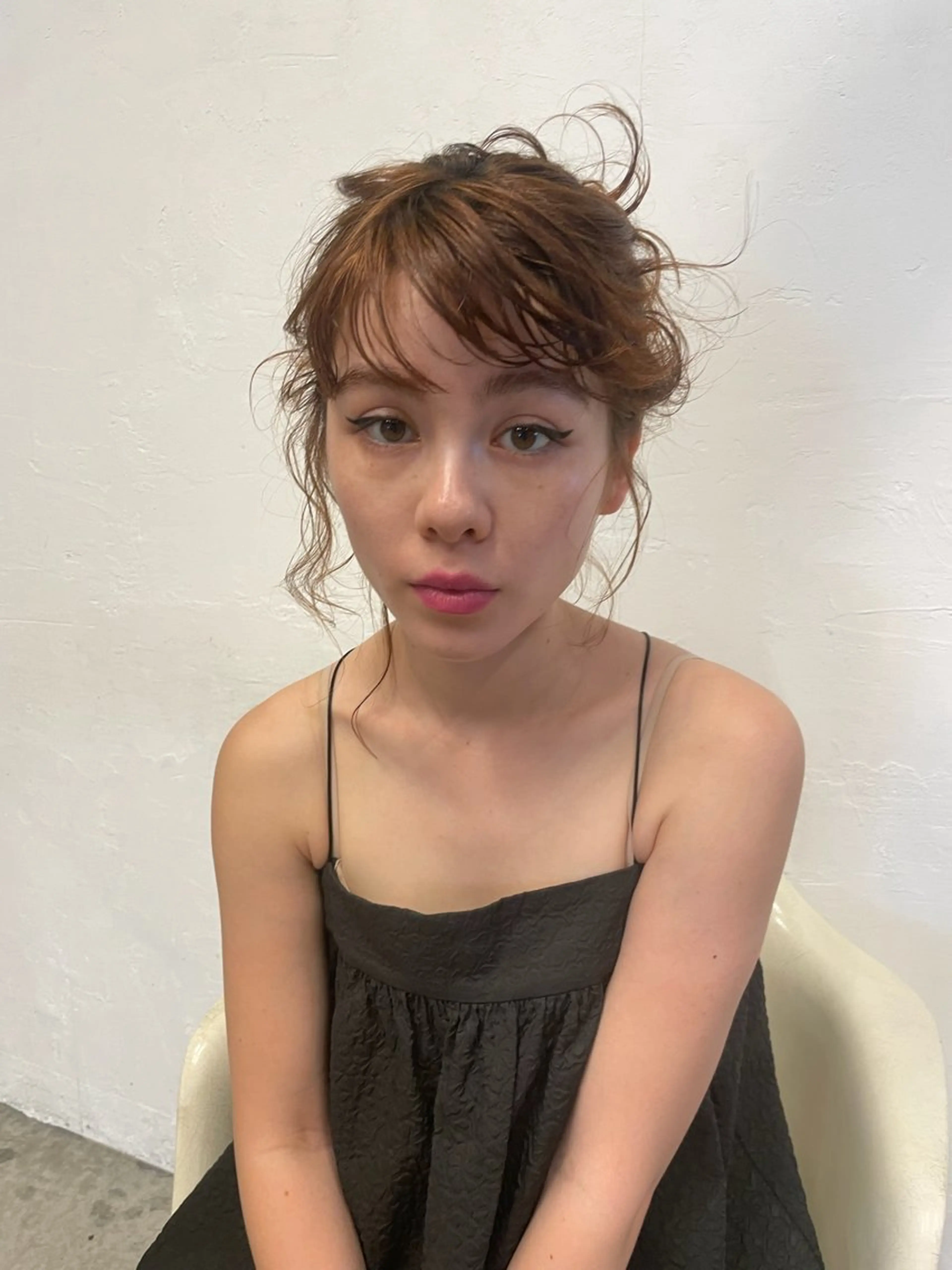 ロング ヘアカラー トリートメント 垢抜けボブ/SAHO /OAK溝の口のヘアスタイル