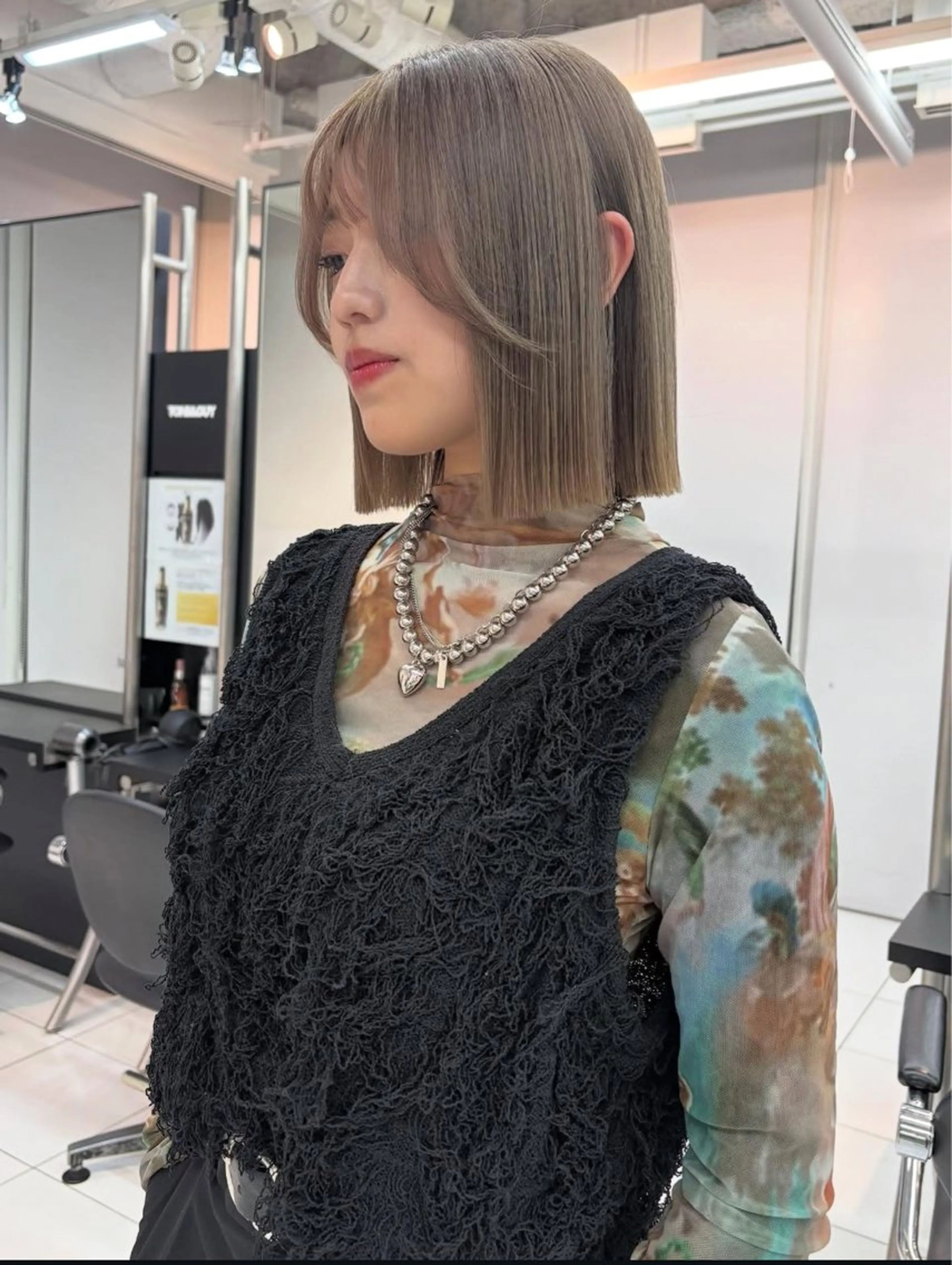 【完全無料】♥️ブリーチ+ワンカラーモデル募集中🖤※全頭ブリーチ可能⭕️リタッチのみ可能⭕️の写真