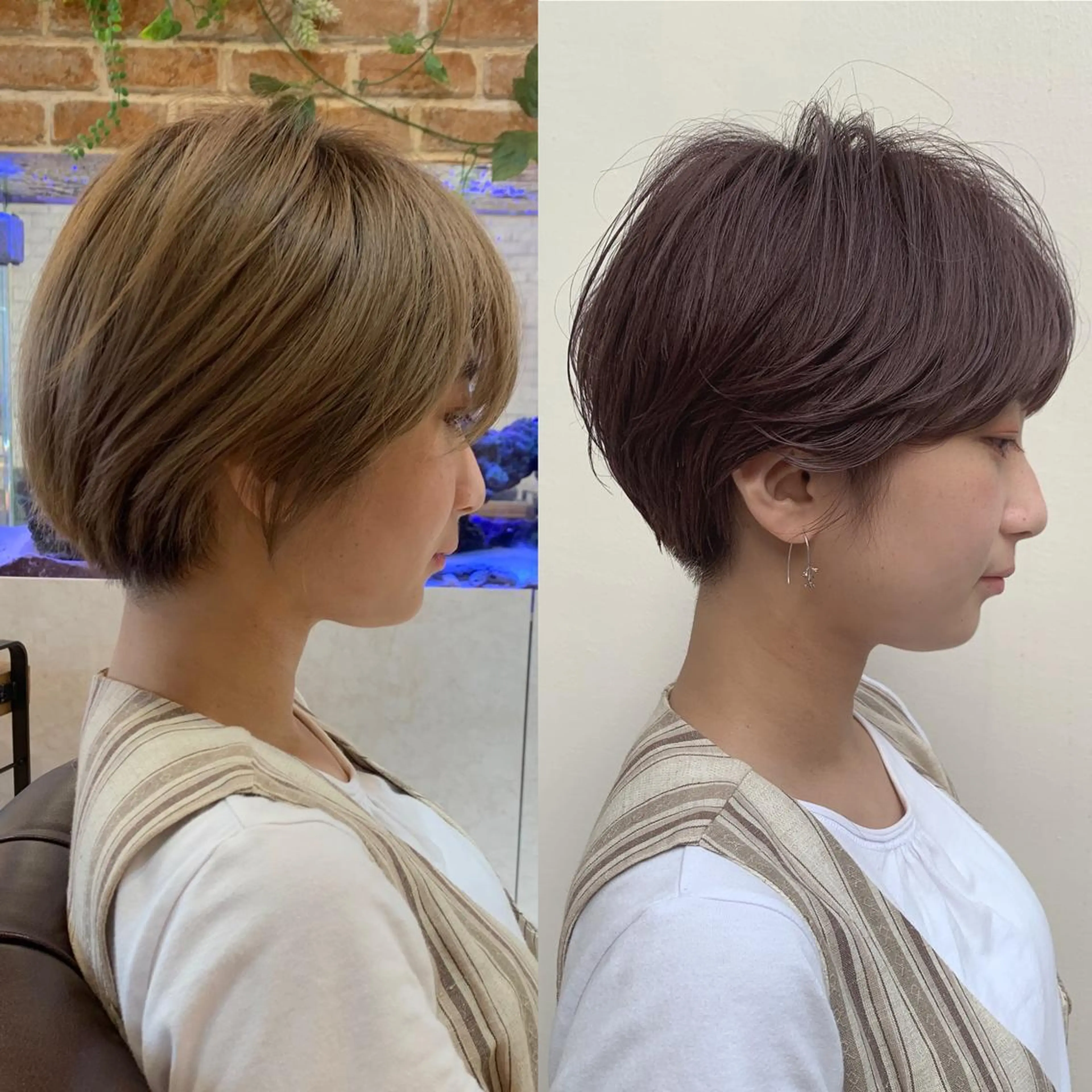 ショート カット ヘアカラー トリートメント 高橋 一矢のヘアスタイル