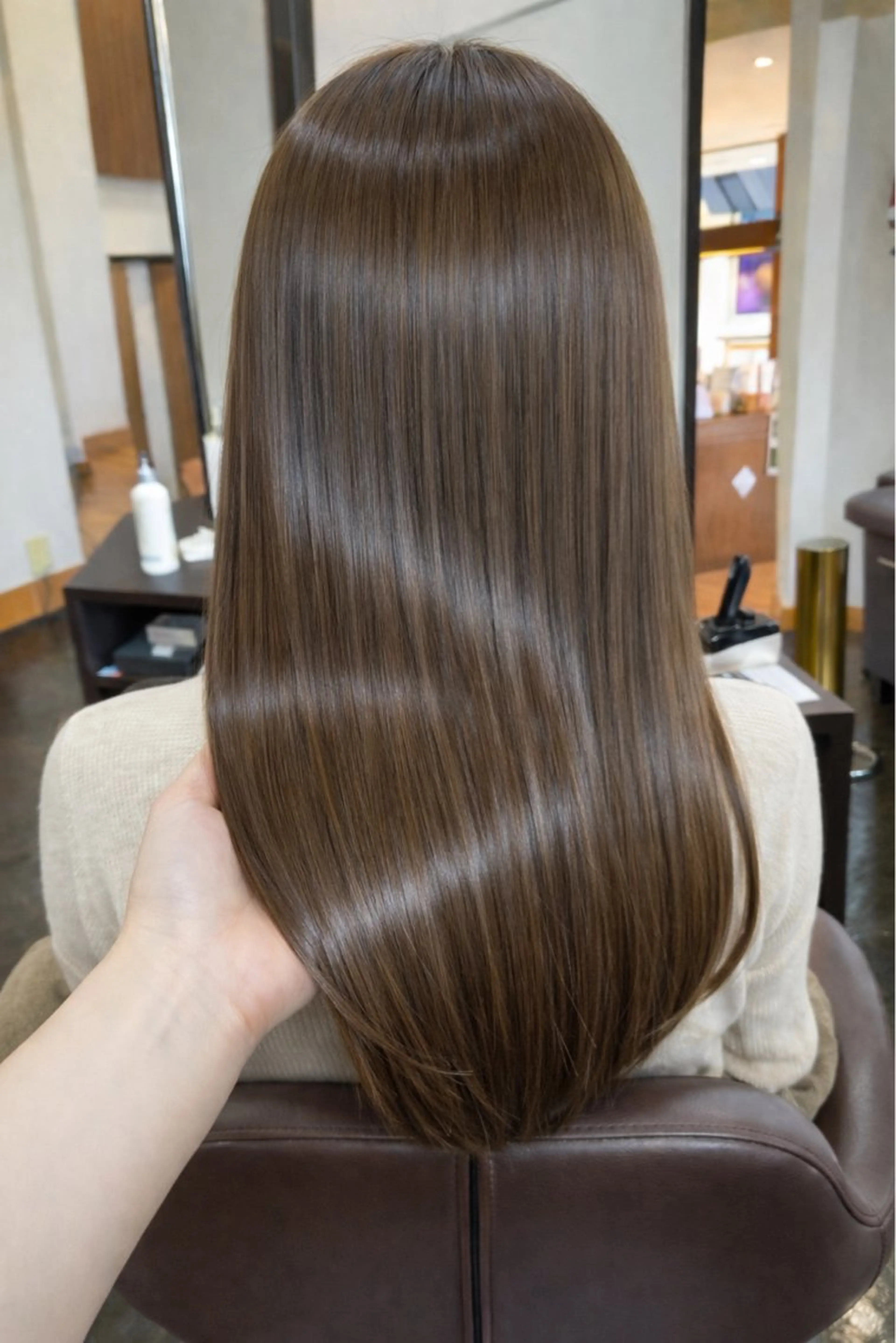 ロング カット ヘアカラー La Ruelle 江曽島店/髪質改善のヘアスタイル