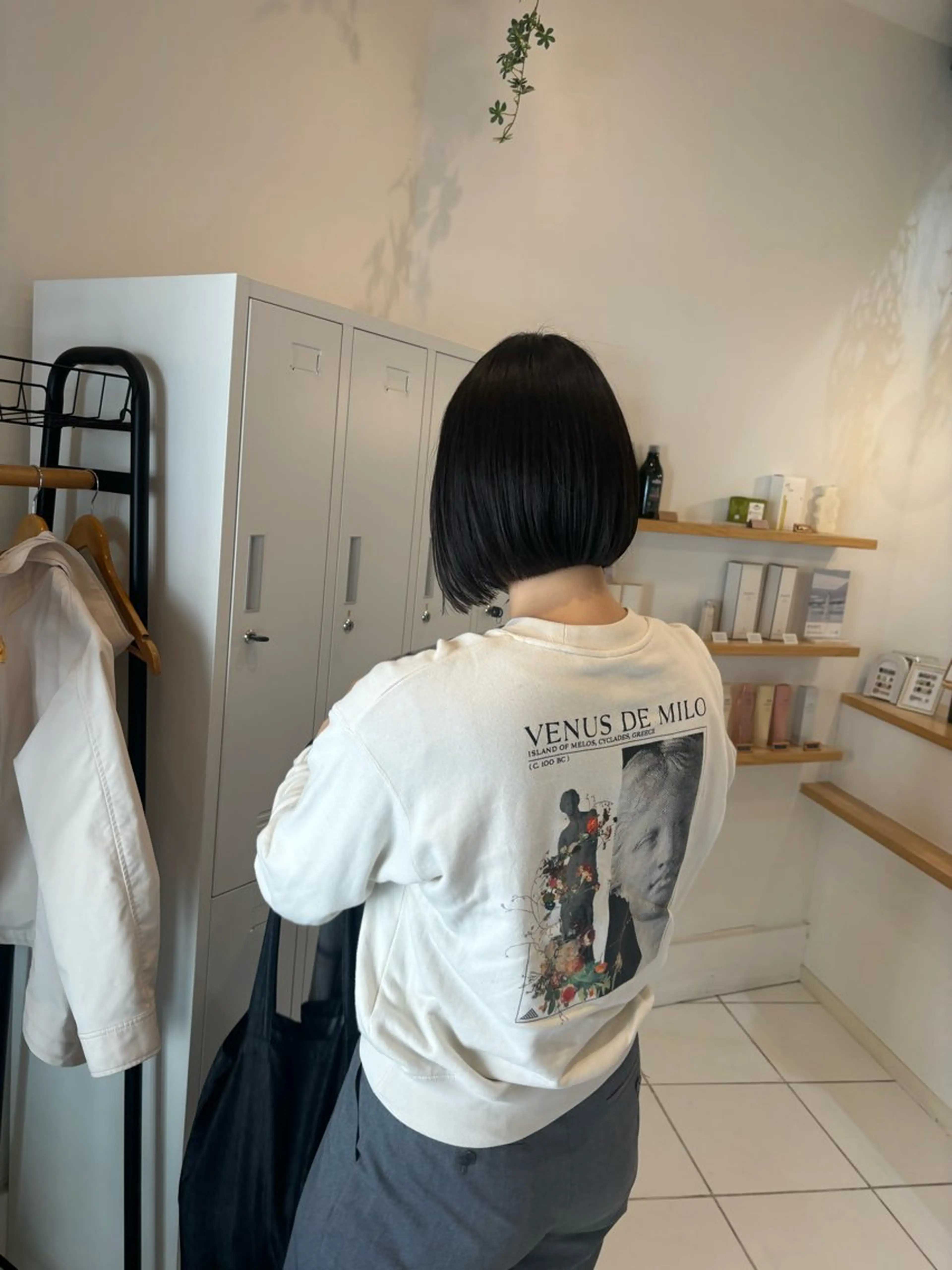 ミディアム ボブ 大船/ハイライト Kananiのヘアスタイル