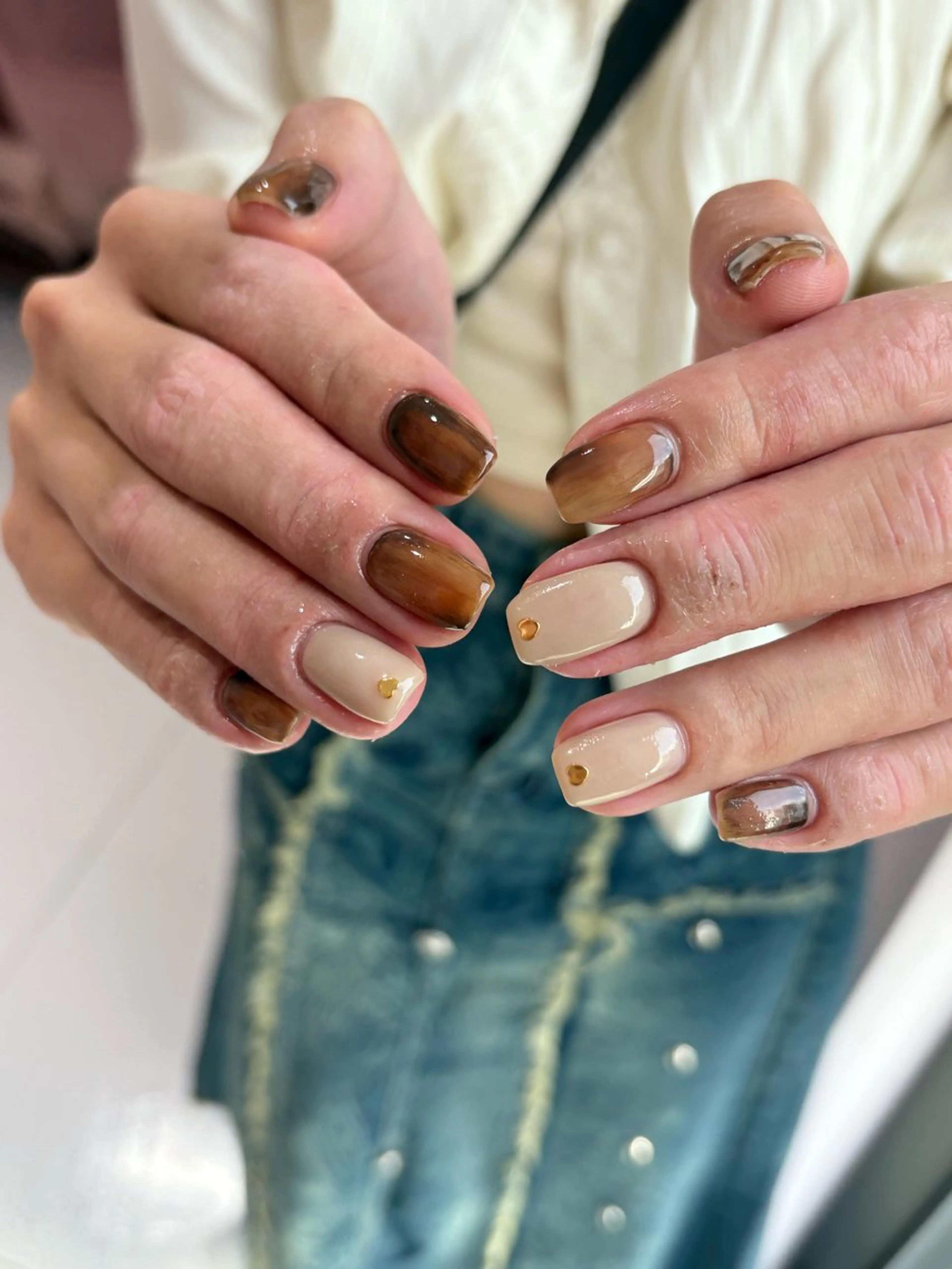 ミディアム ハンドネイル Clala Ayumiのネイルデザイン