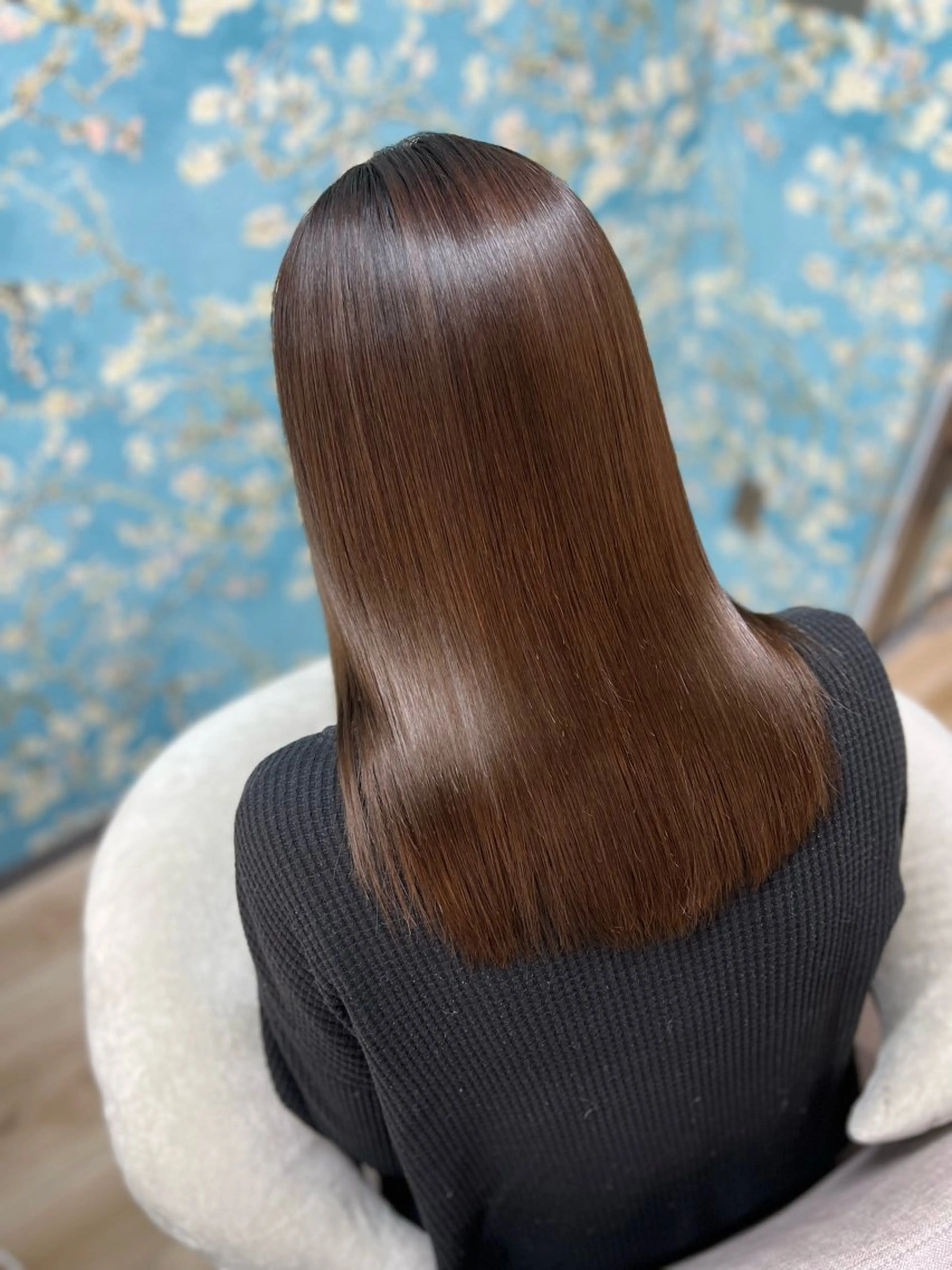 セミロング 縮毛矯正 トリートメント ECLART 町田　井口聖也のヘアスタイル