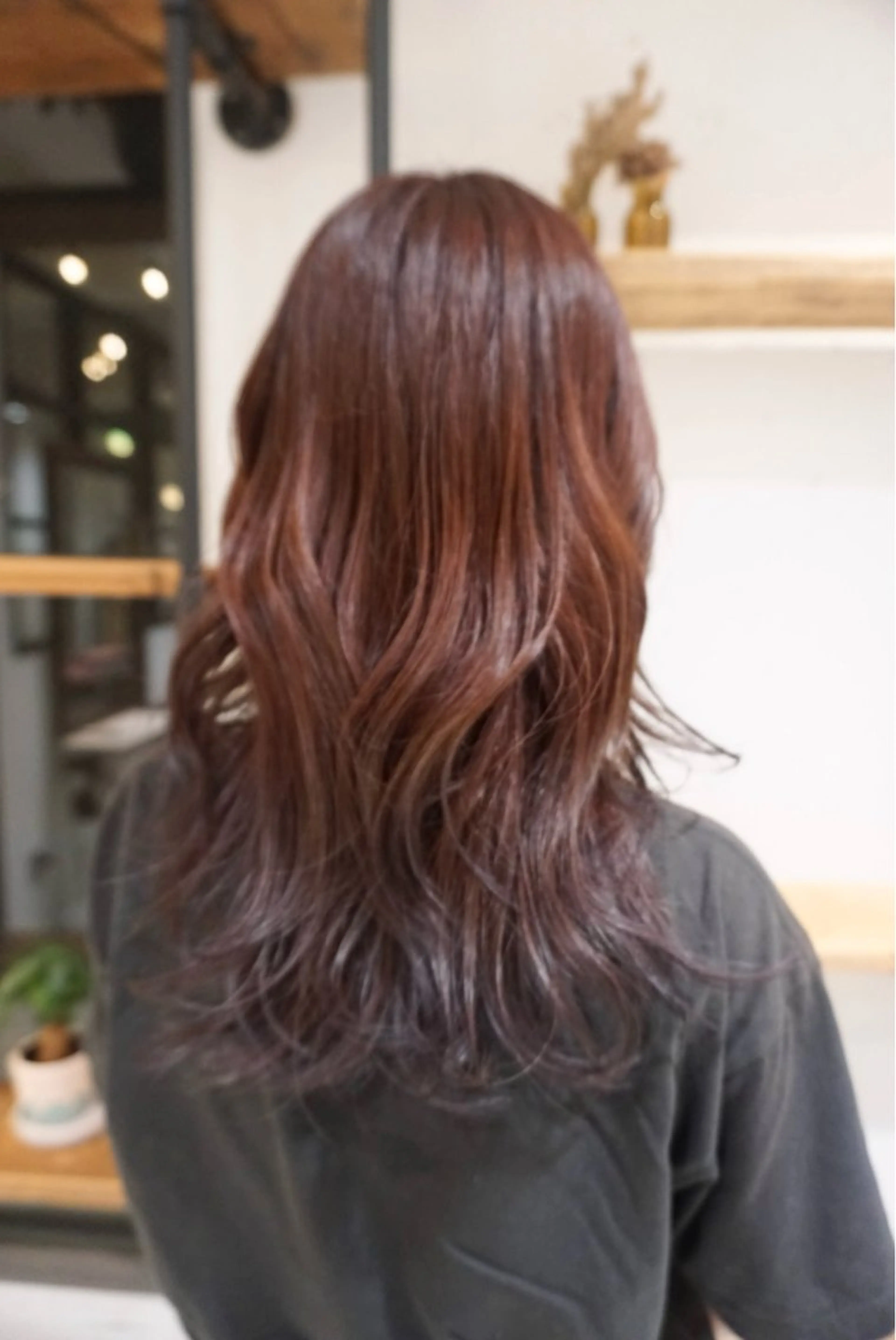 セミロング カラー 𝐀𝐬𝐮𝐤𝐚 🐰ྀི🫧のヘアスタイル
