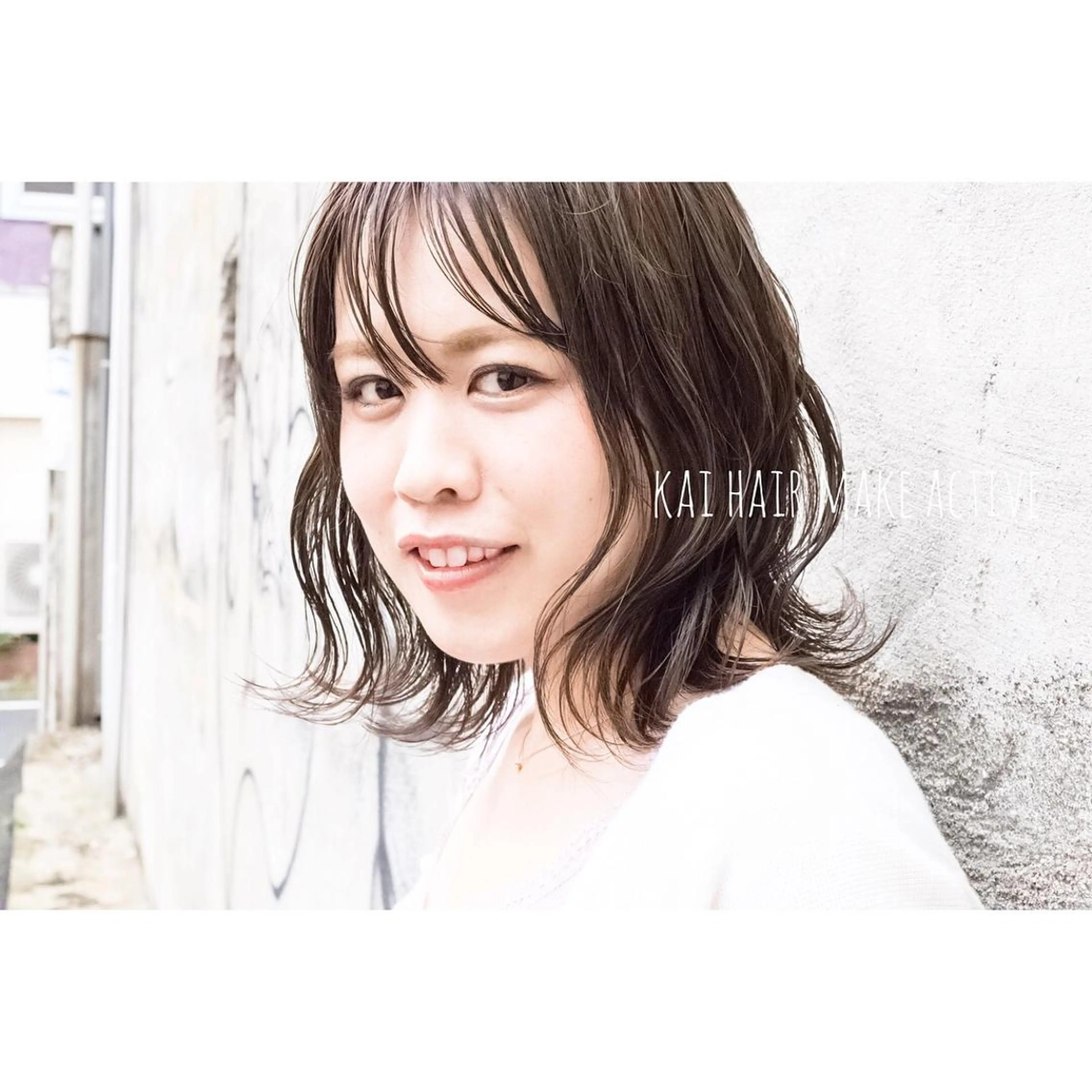 ミディアム カラー ヘアアレンジ ヘアカラー トリートメント 坂東 秀幸のヘアスタイル