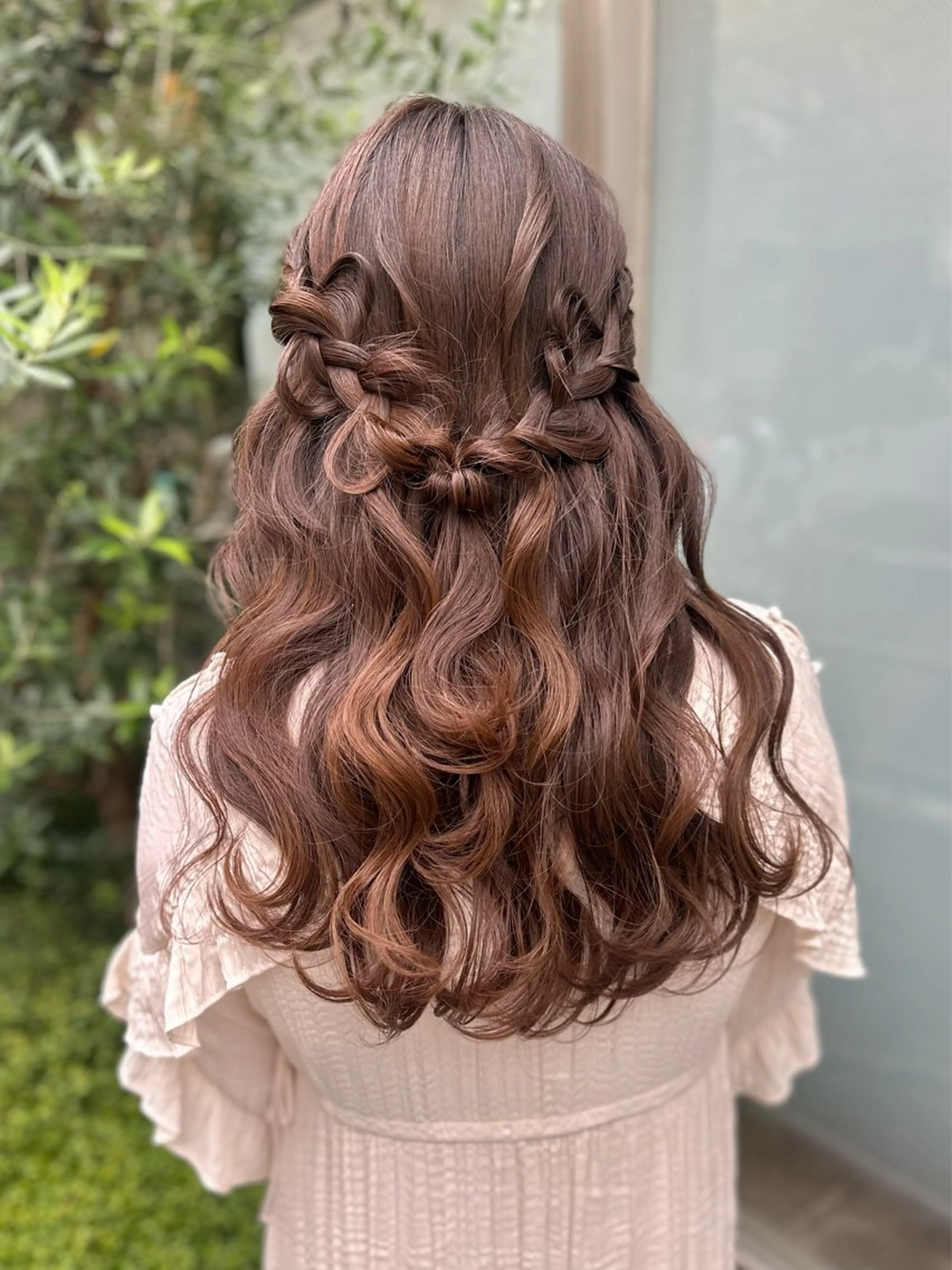 ヘアアレンジ ハーフアップ ヘアセット marleeヘアセット&シャンプーブロー専門店所属・ヘアセット専門 🫧ARIANAのヘアスタイル