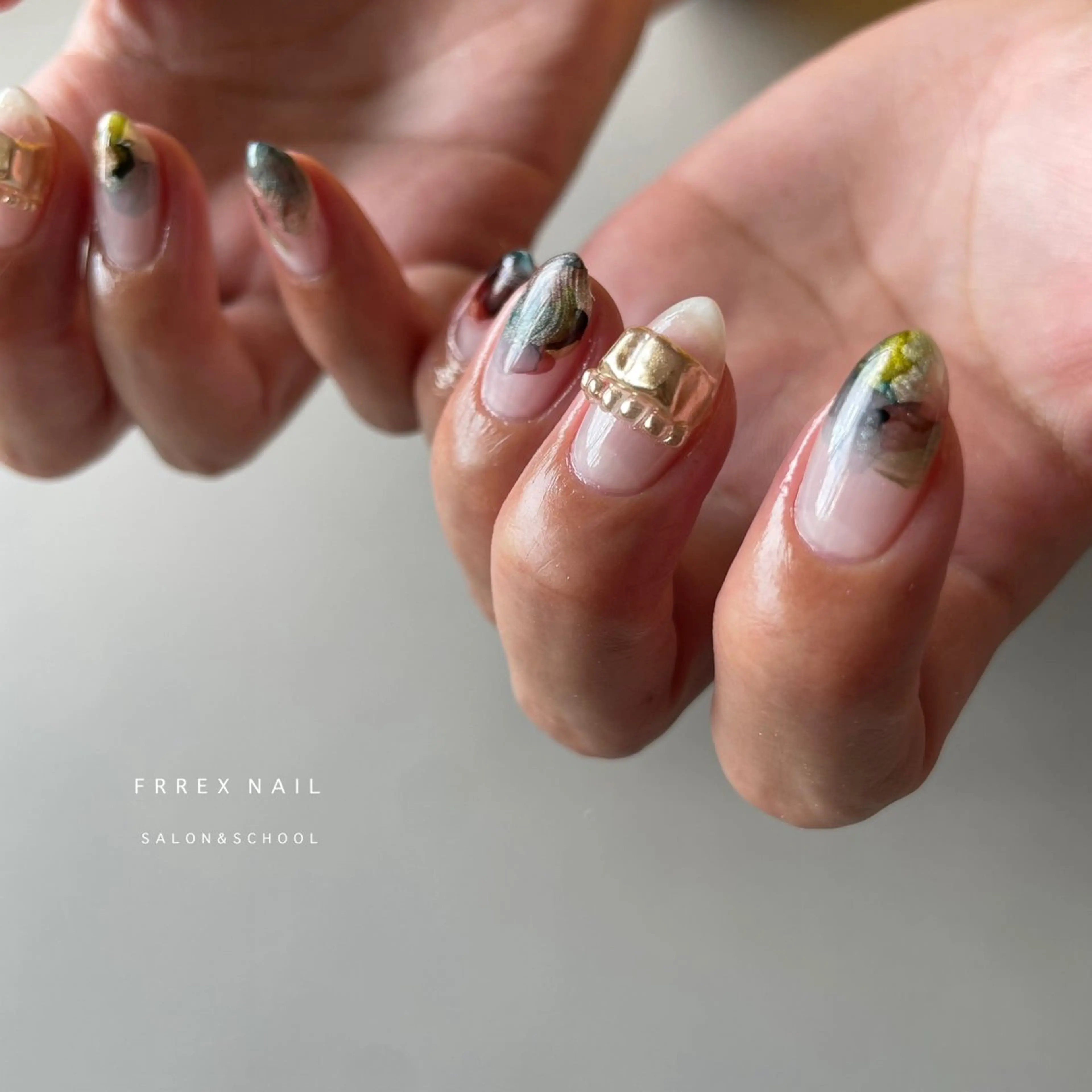 ネイル ニュアンスネイル ハンドネイル フットネイル freex nail /ニュアンス/個性派のネイルデザイン