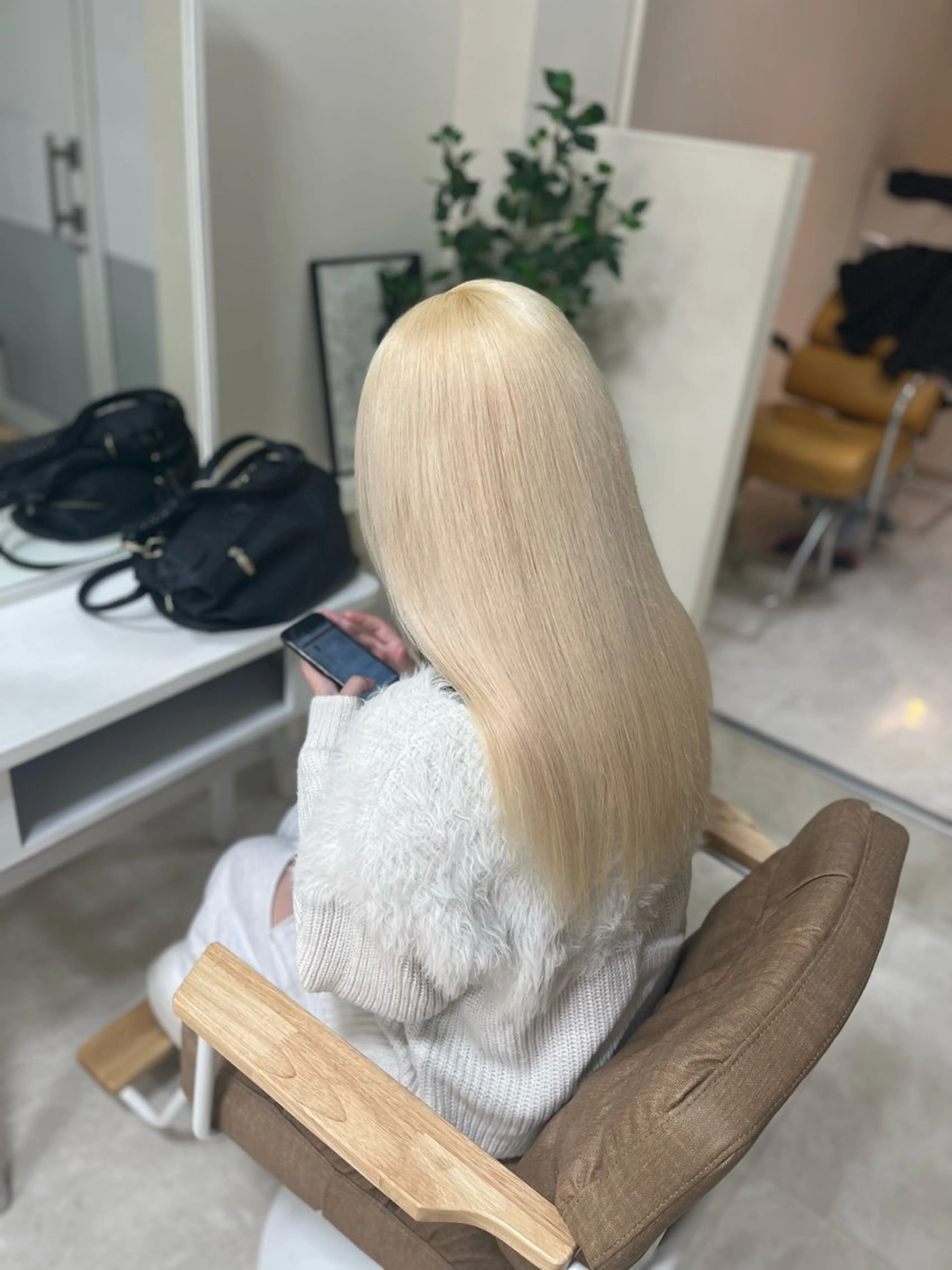 セミロング メンズ ヘアカラー トリートメント 🧡可愛い色落ち🧡 ハイトーン特化🧡のヘアスタイル