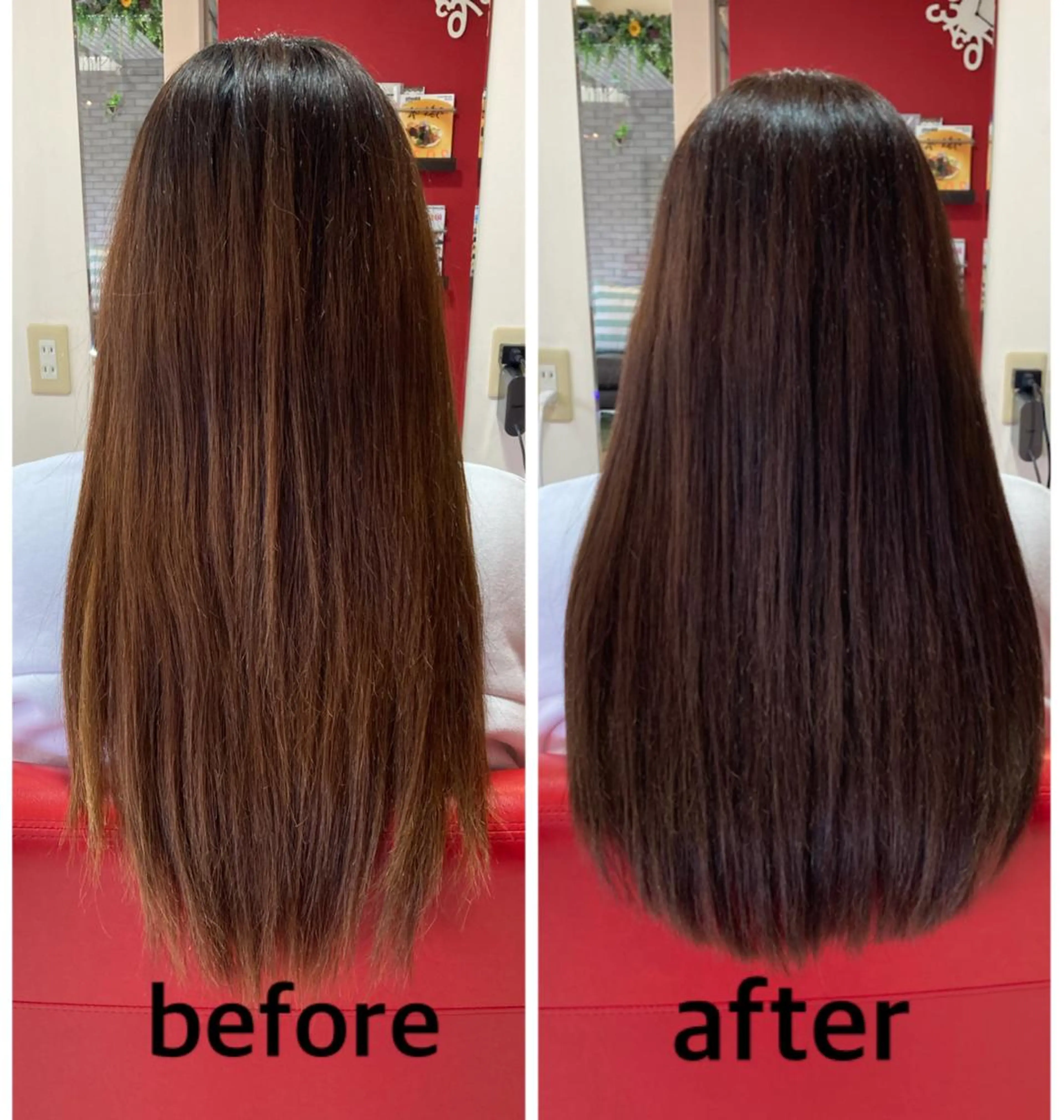 ロング 岸本 友子のヘアスタイル