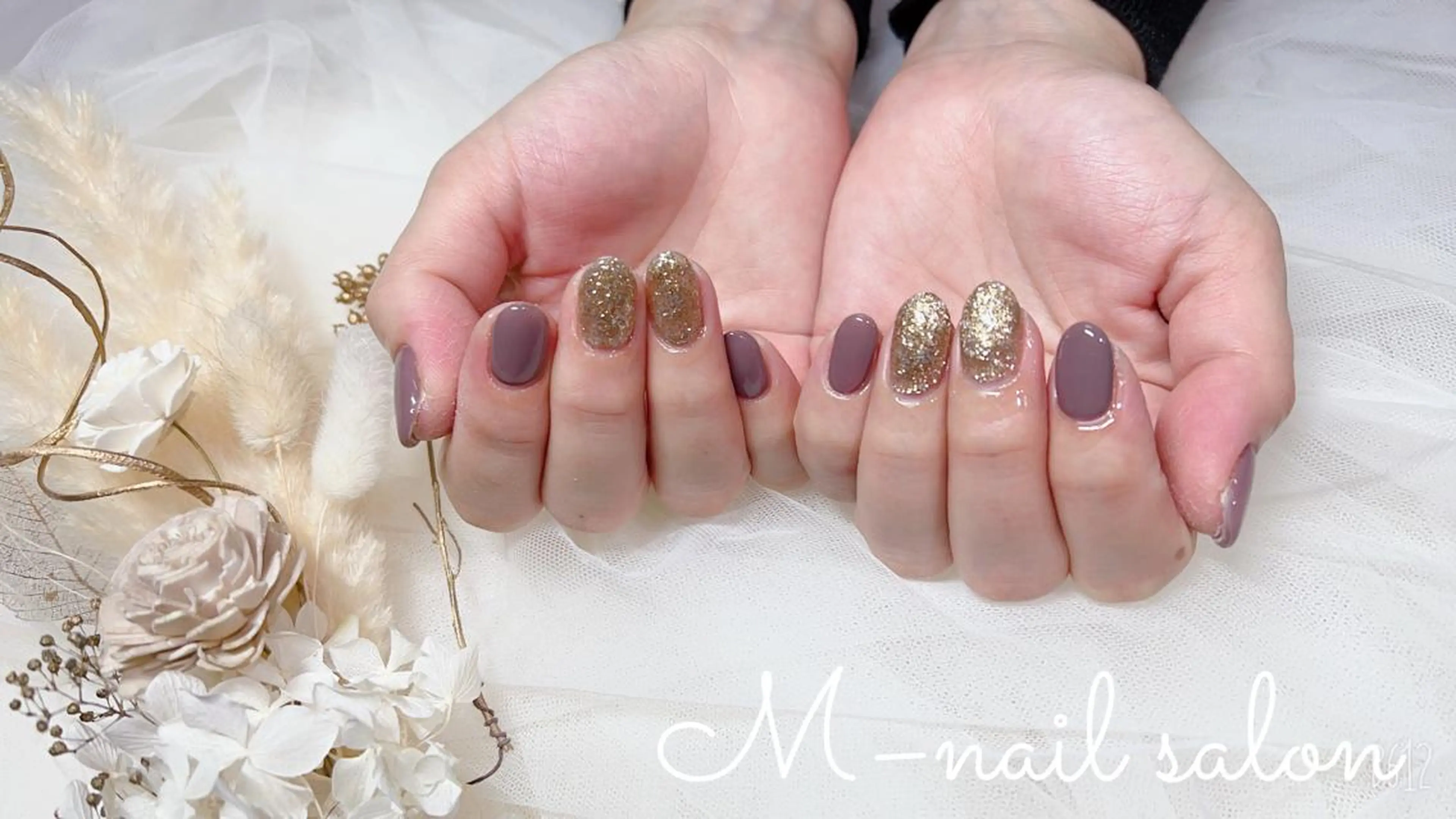 ネイル シンプルネイル M_ nail salonのネイルデザイン
