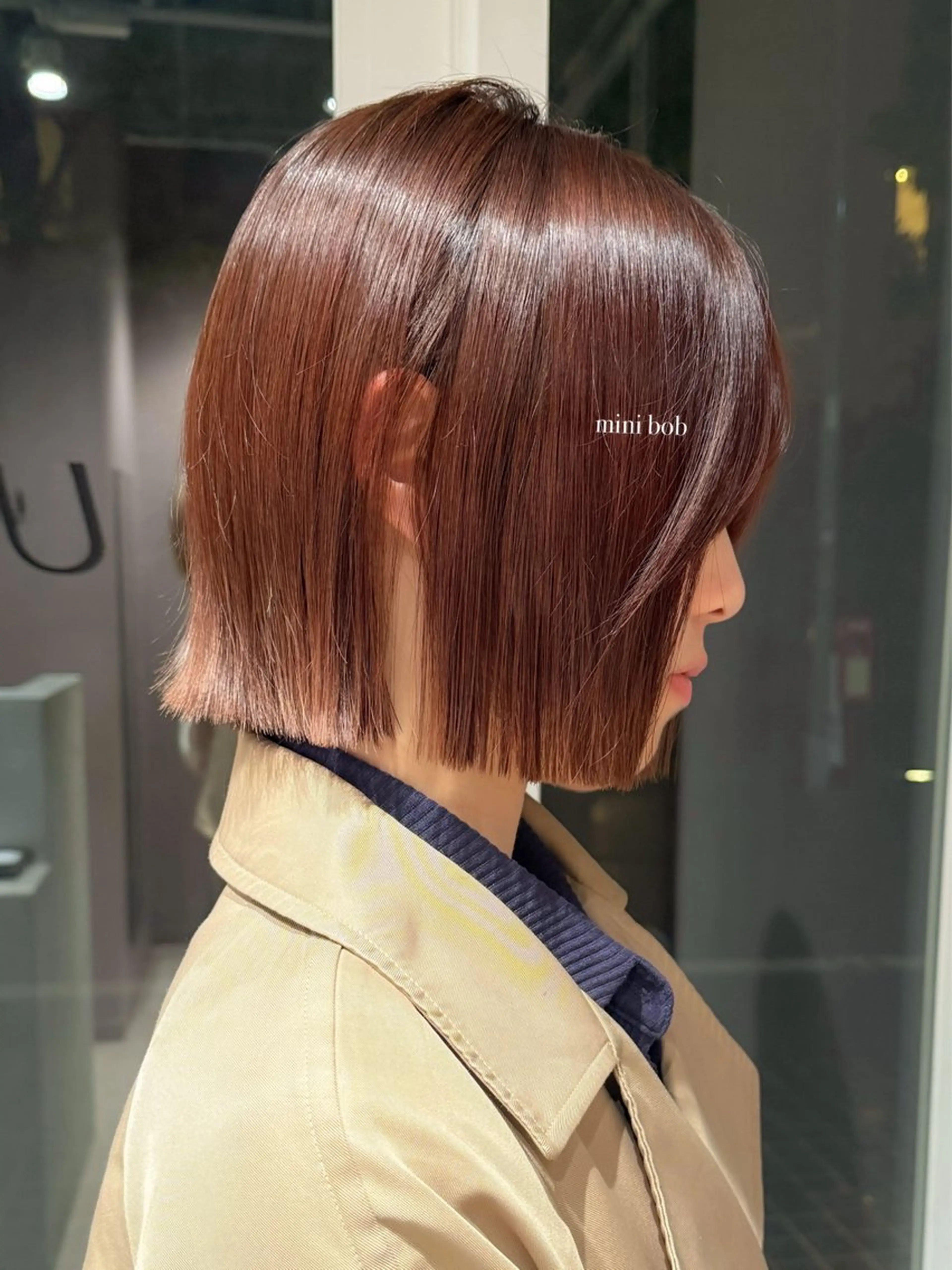 ショート カット ヘアカラー おしゃれボブ/暖色 カラー🧶いろはのヘアスタイル