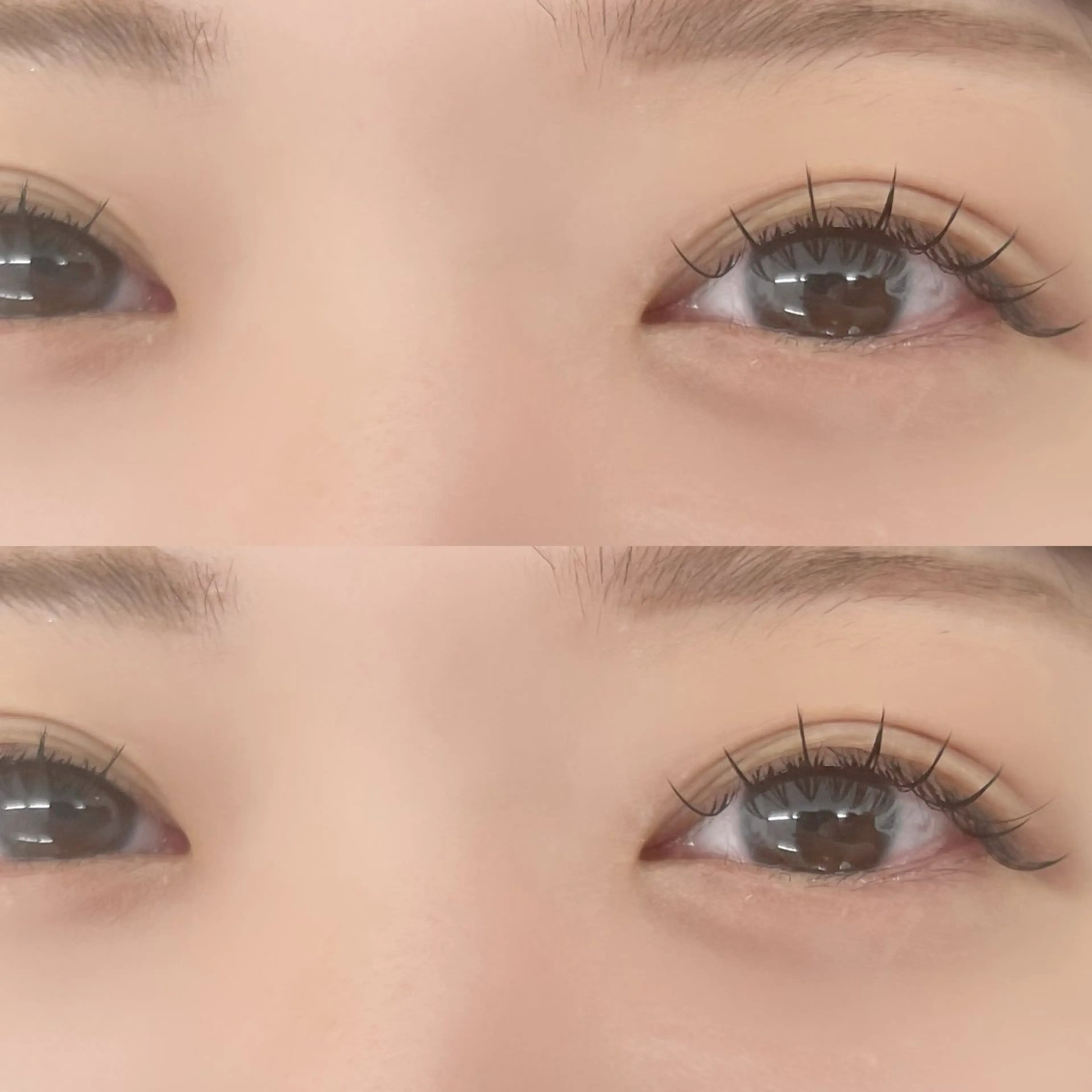 マツエク・マツパ 束感まつ毛 フラットラッシュ 韓国風マツエク ナチュラル まつげパーマ マツエク CLUTCH🫧 ayanoのマツエク・マツパデザイン