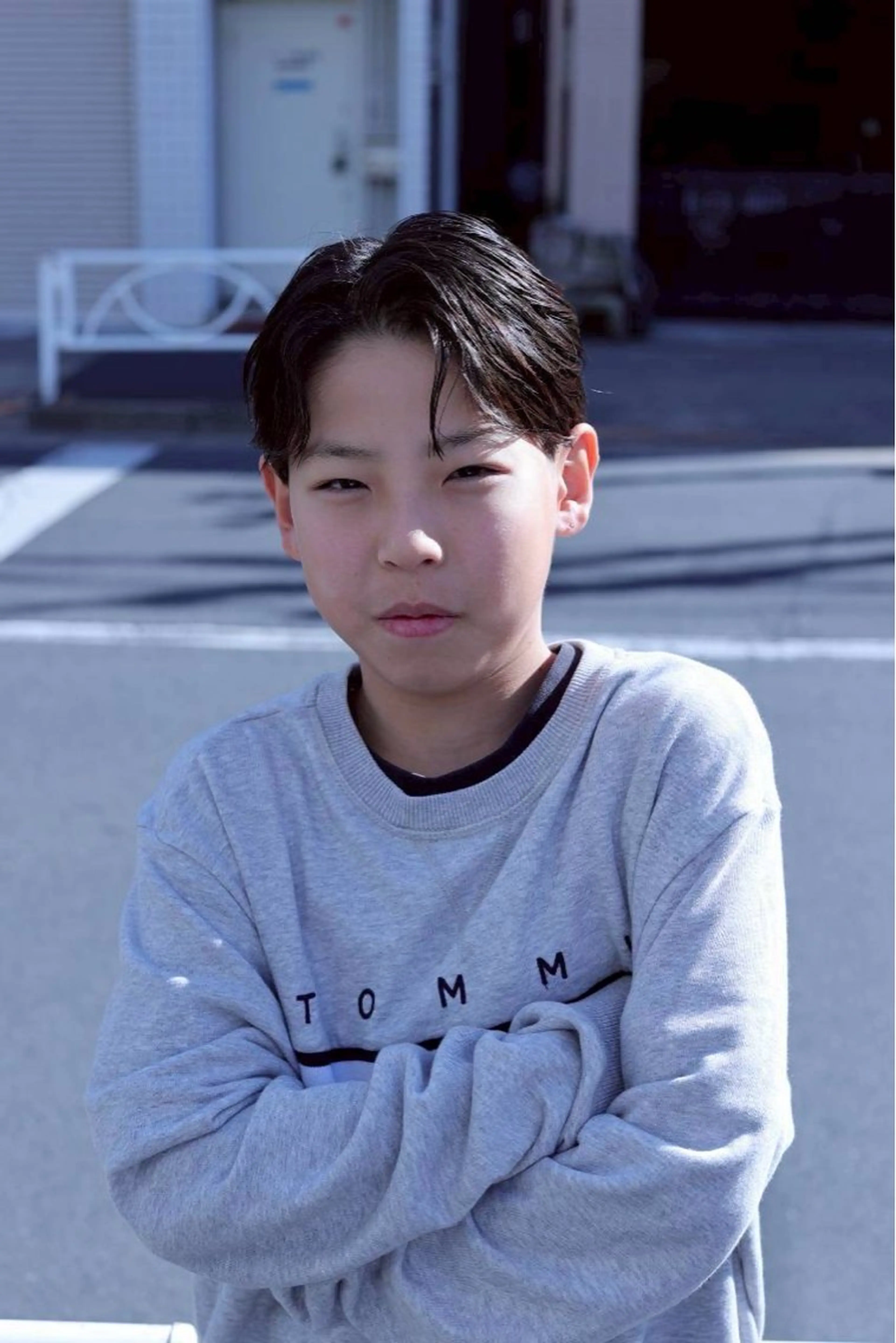 ショート メンズ キッズ メンズパーマ 堤　生智のヘアスタイル