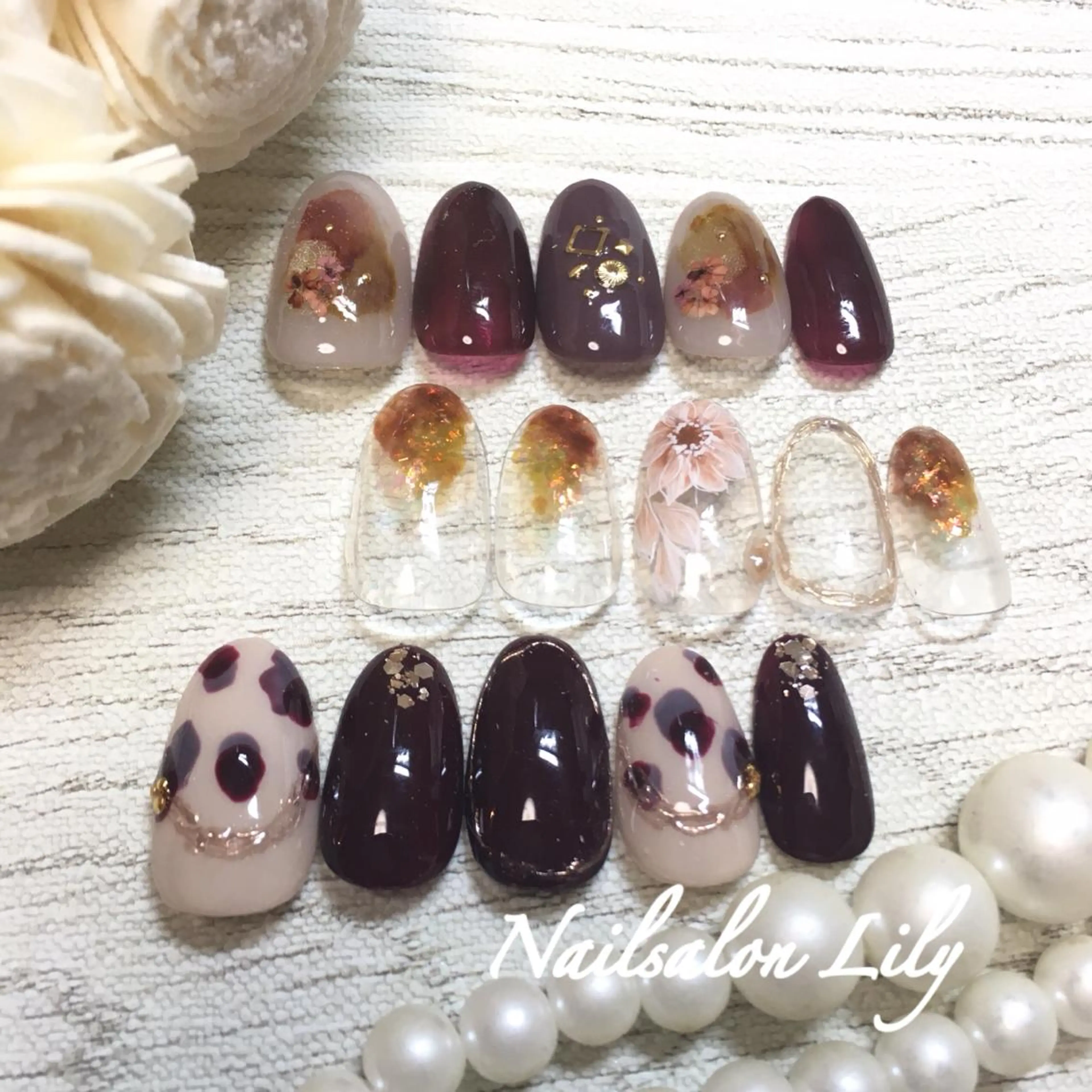 ネイル ハンドネイル Lily*nail 🌻Mii🌻のネイルデザイン