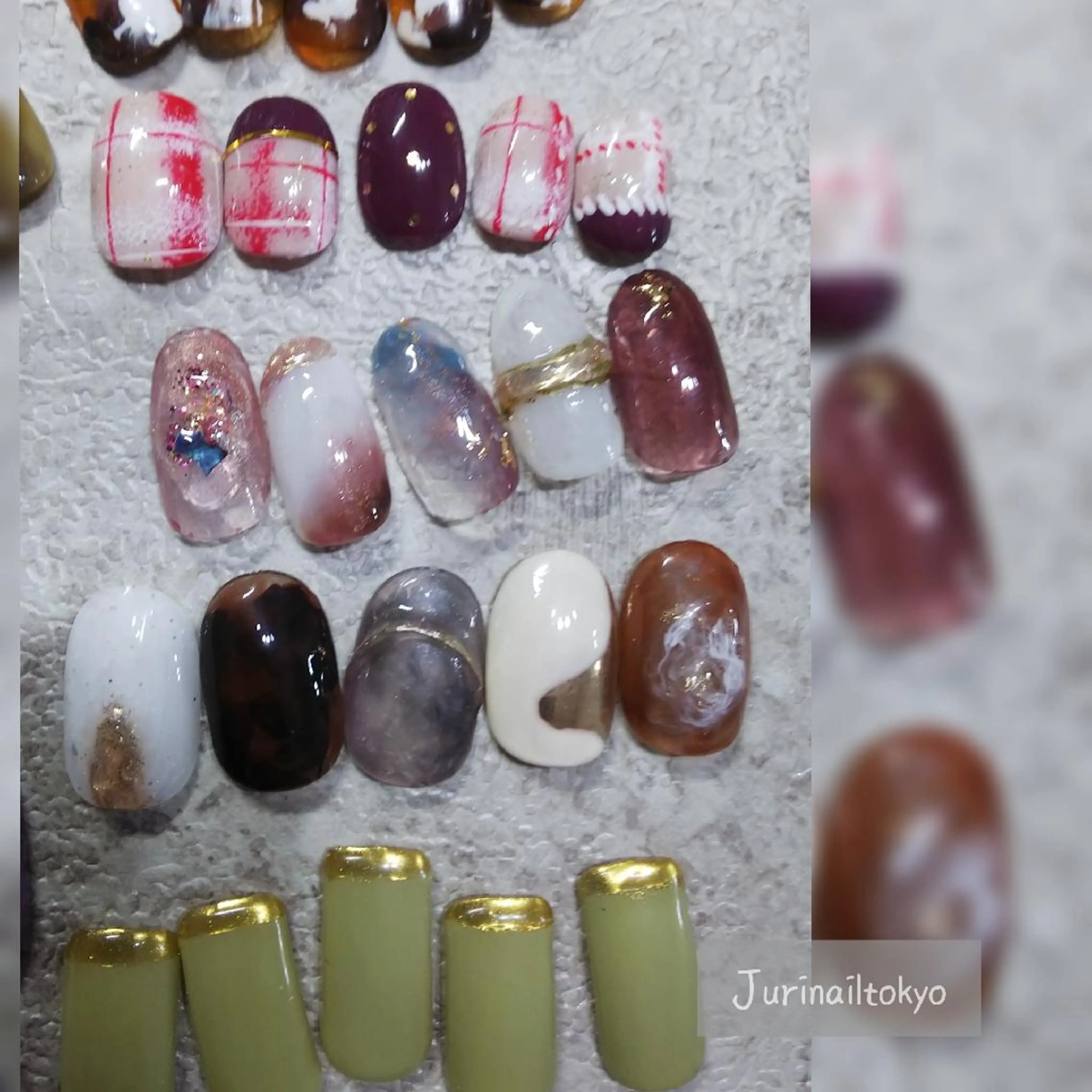 ネイル ハンドネイル フットネイル ハンドケア jurinail tokyoのネイルデザイン