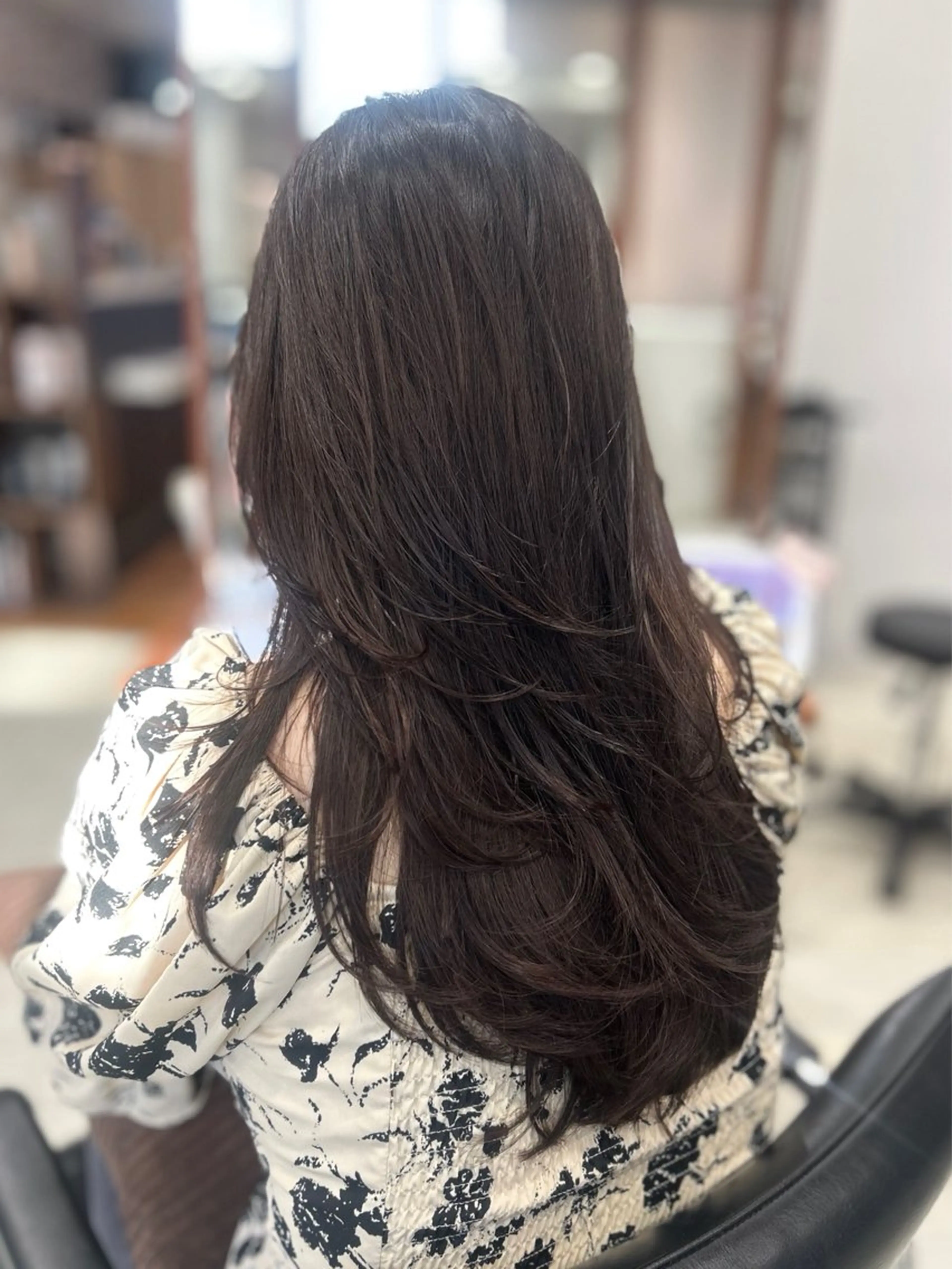 ロング カット ヘアカラー トリートメント 🎀透明感/レイヤ ー/Kotona🎀のヘアスタイル