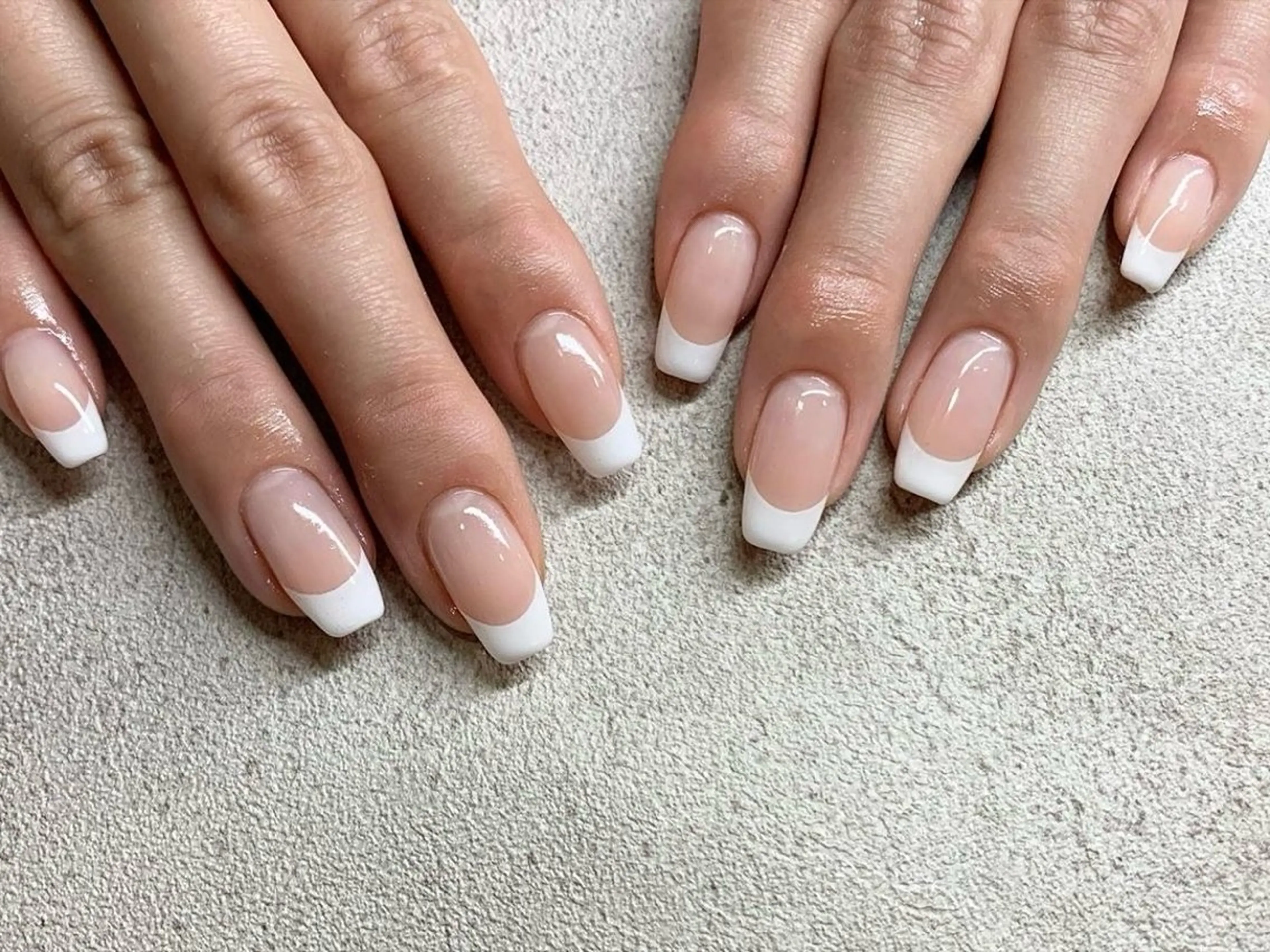 ネイル フレンチネイル ハンドネイル Blancnail 江口のネイルデザイン