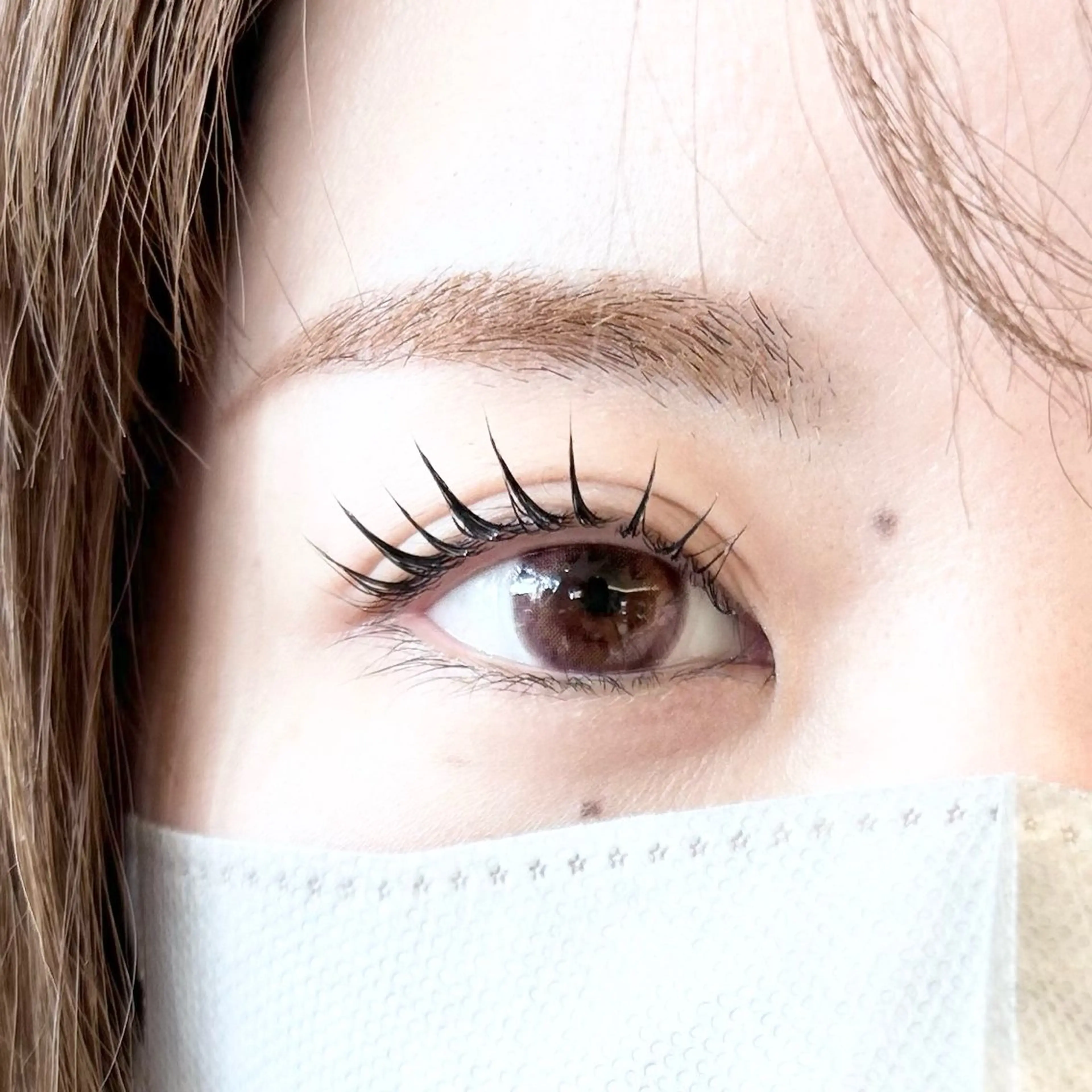 美眉スタイリング（間引き込み）の写真