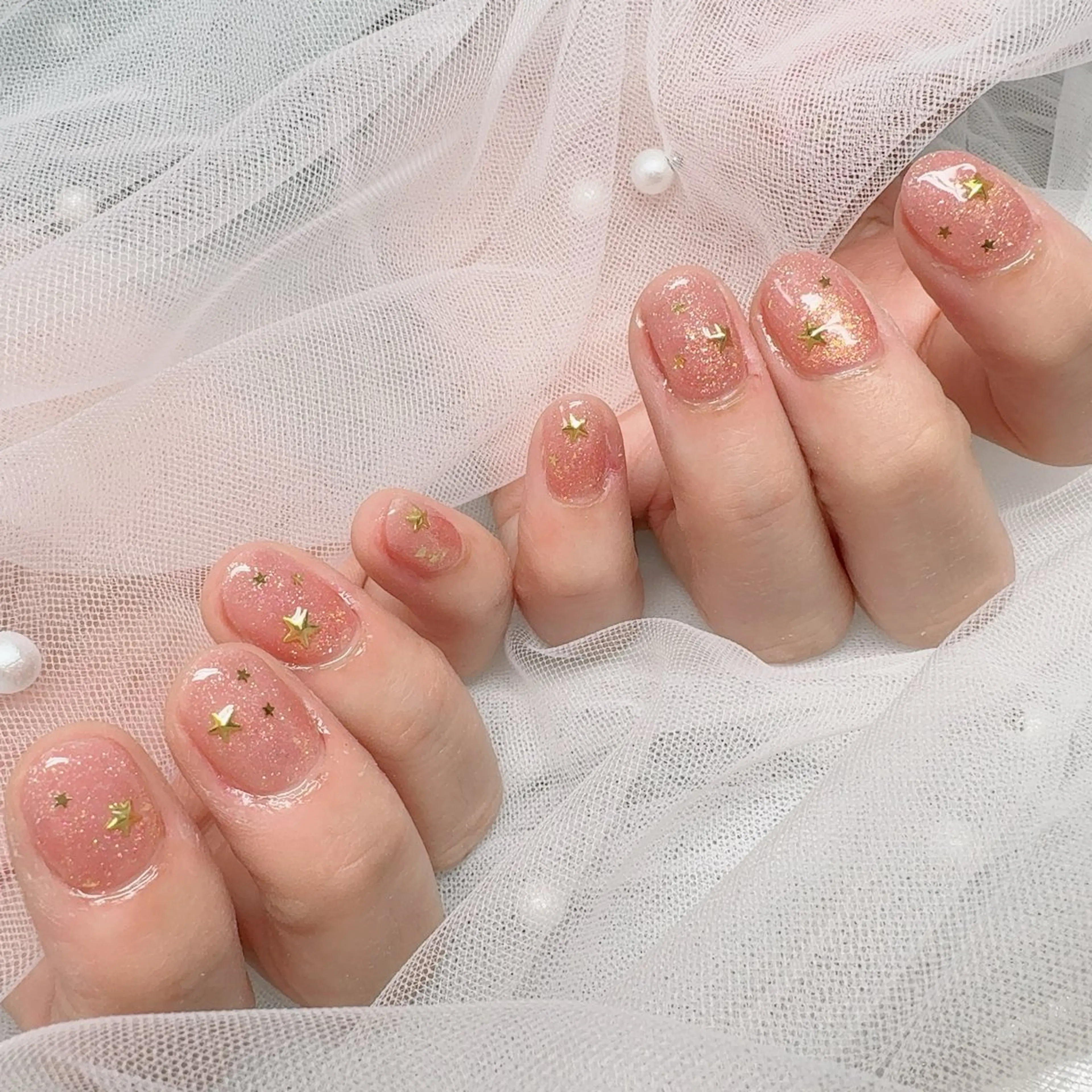 ネイル 長さ出し ジェルネイル 韓国ネイル 持ち込み ニュアンスネイル ハンドネイル NailSpace 猫のいるネイルサロンのネイルデザイン