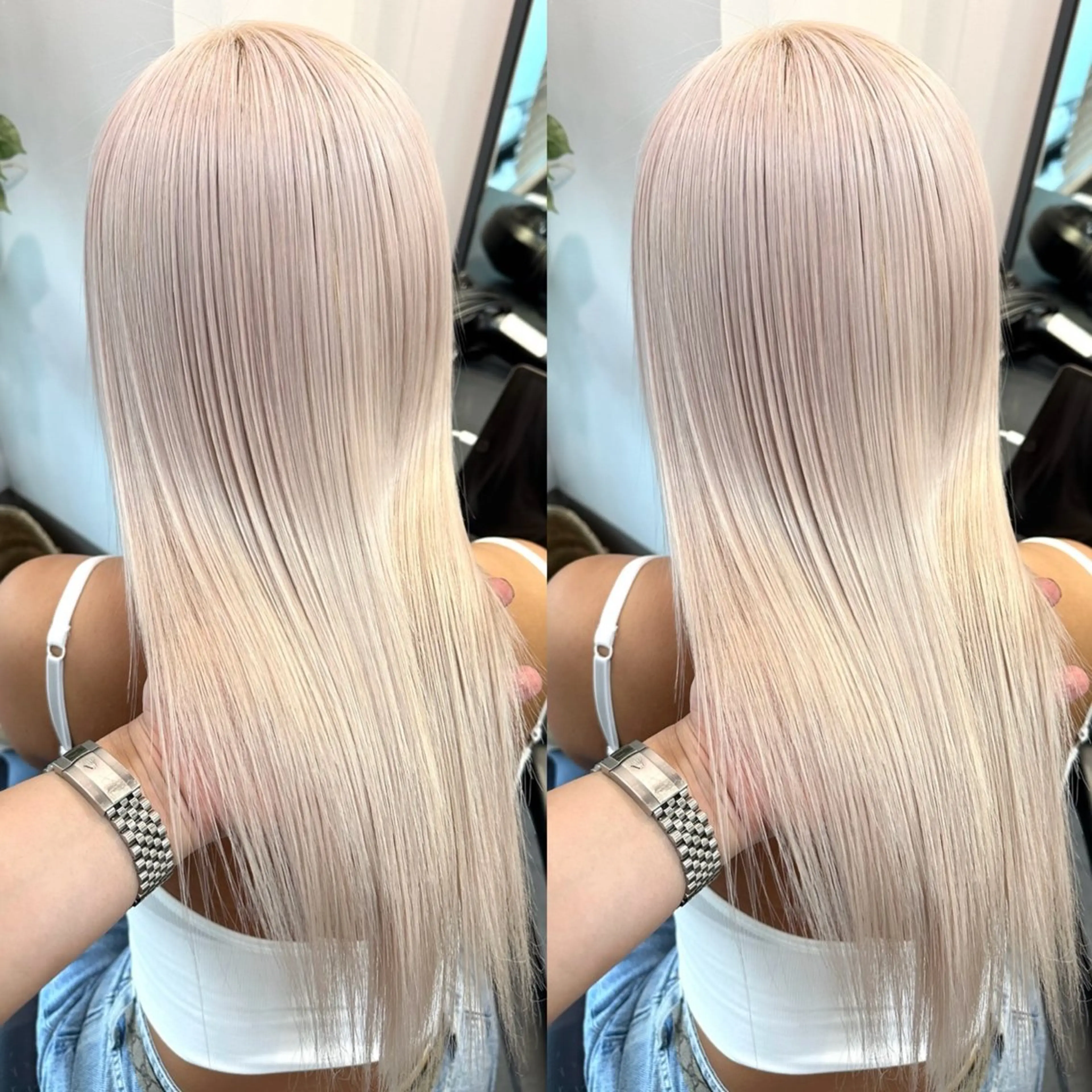 セミロング カラー SALOWIN新宿三丁目EAST6F所属・糸川 伸樹のヘアスタイル