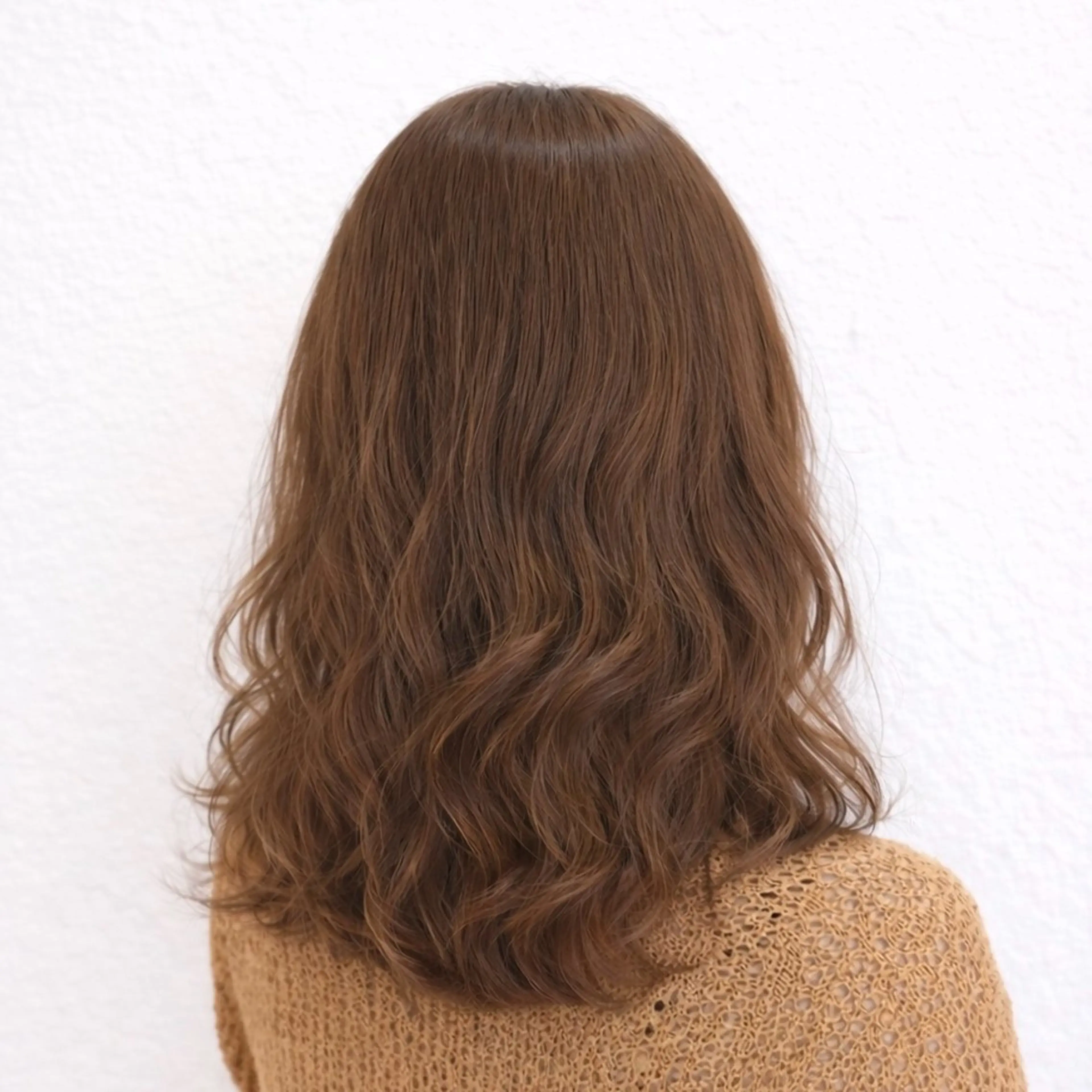 ミディアム カラー ベージュカラー ブラウンカラー 透明感カラー カット ヘアカラー ヘッドスパ 佐藤 舞のヘアスタイル