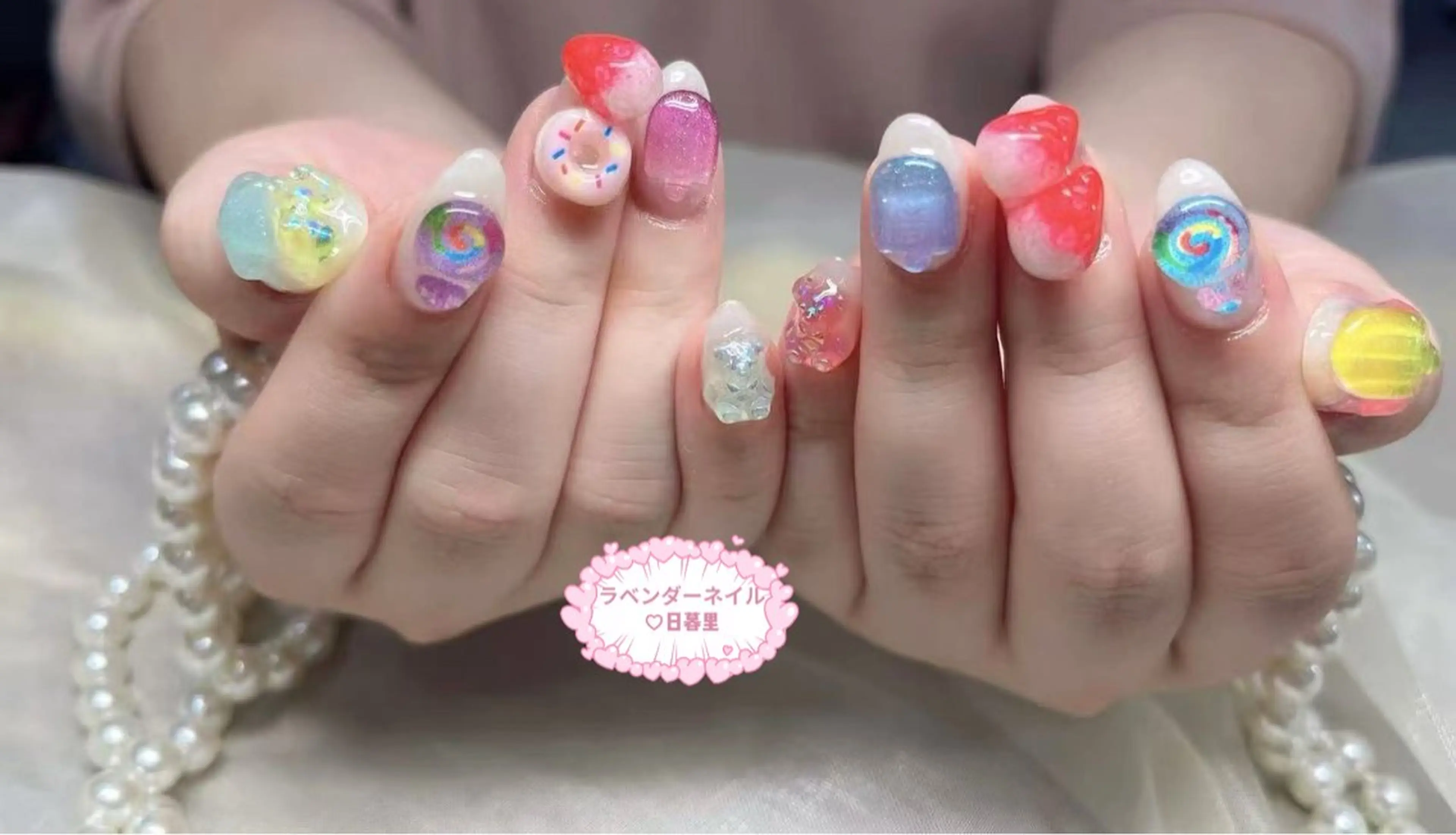 ネイル 日暮里2 lavenderのネイルデザイン