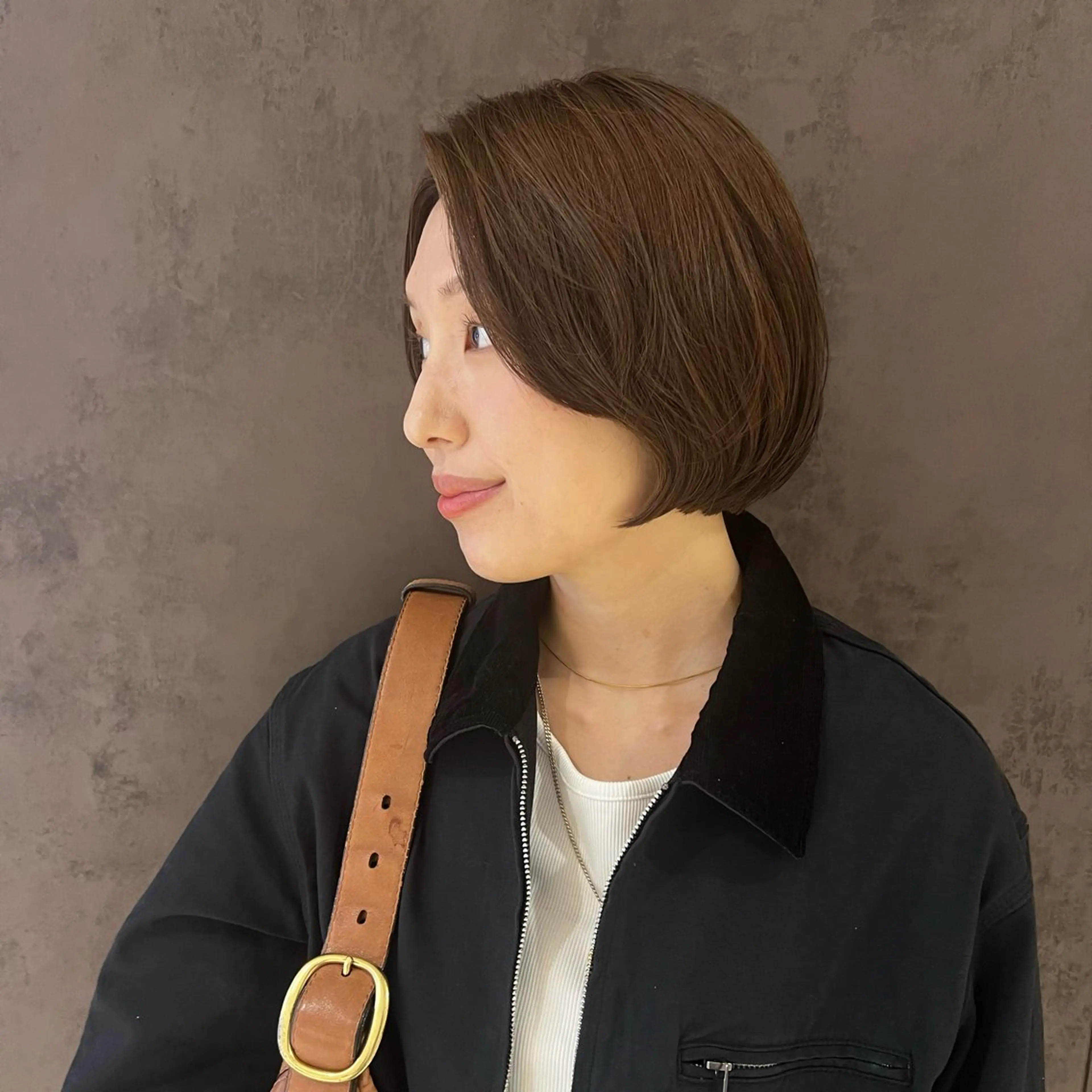 ショート カラー アッシュ ボブ 池田 充のヘアスタイル