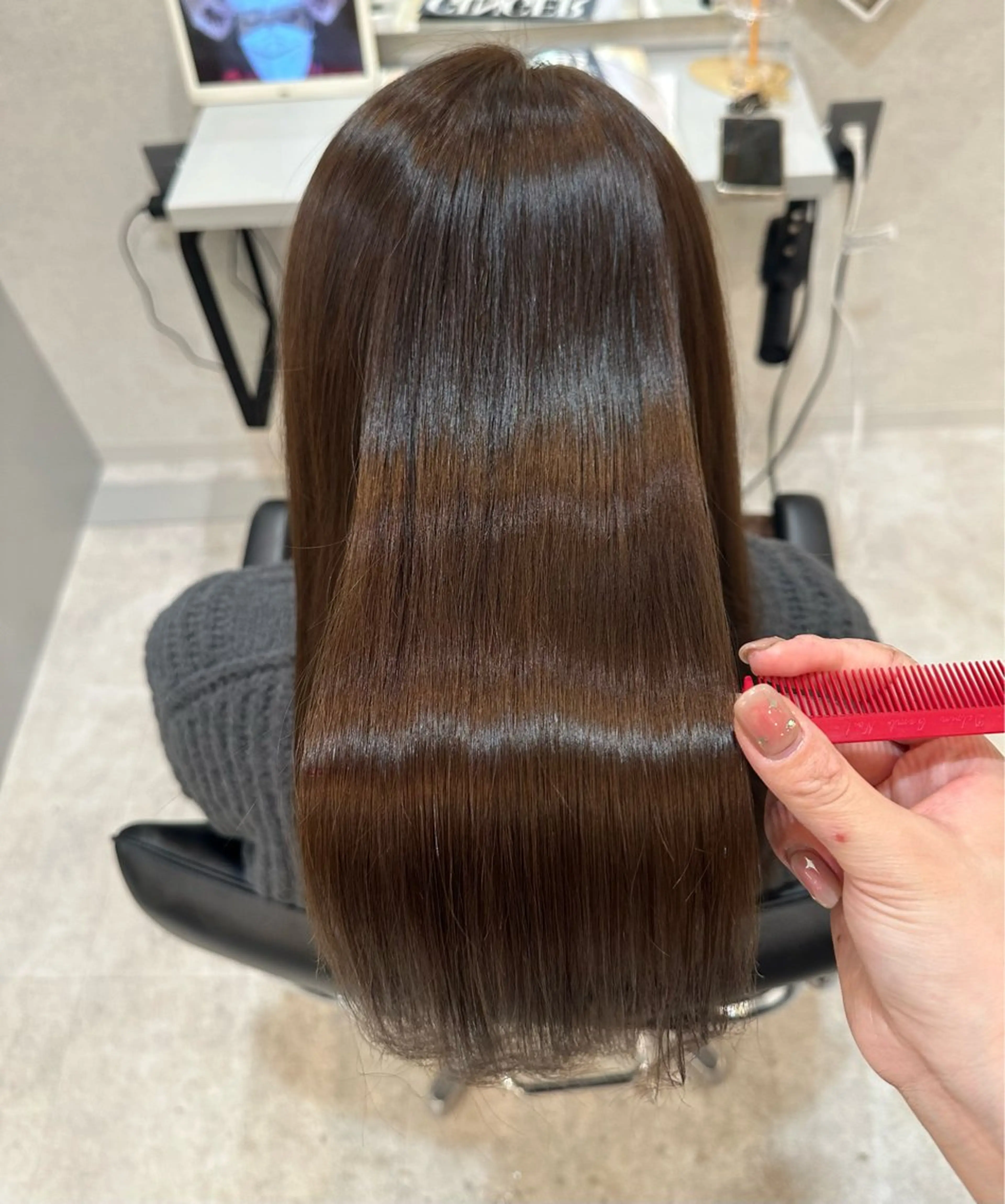 ロング 中韓🇨🇳🇰🇷 トレンド＆髪質改善のヘアスタイル