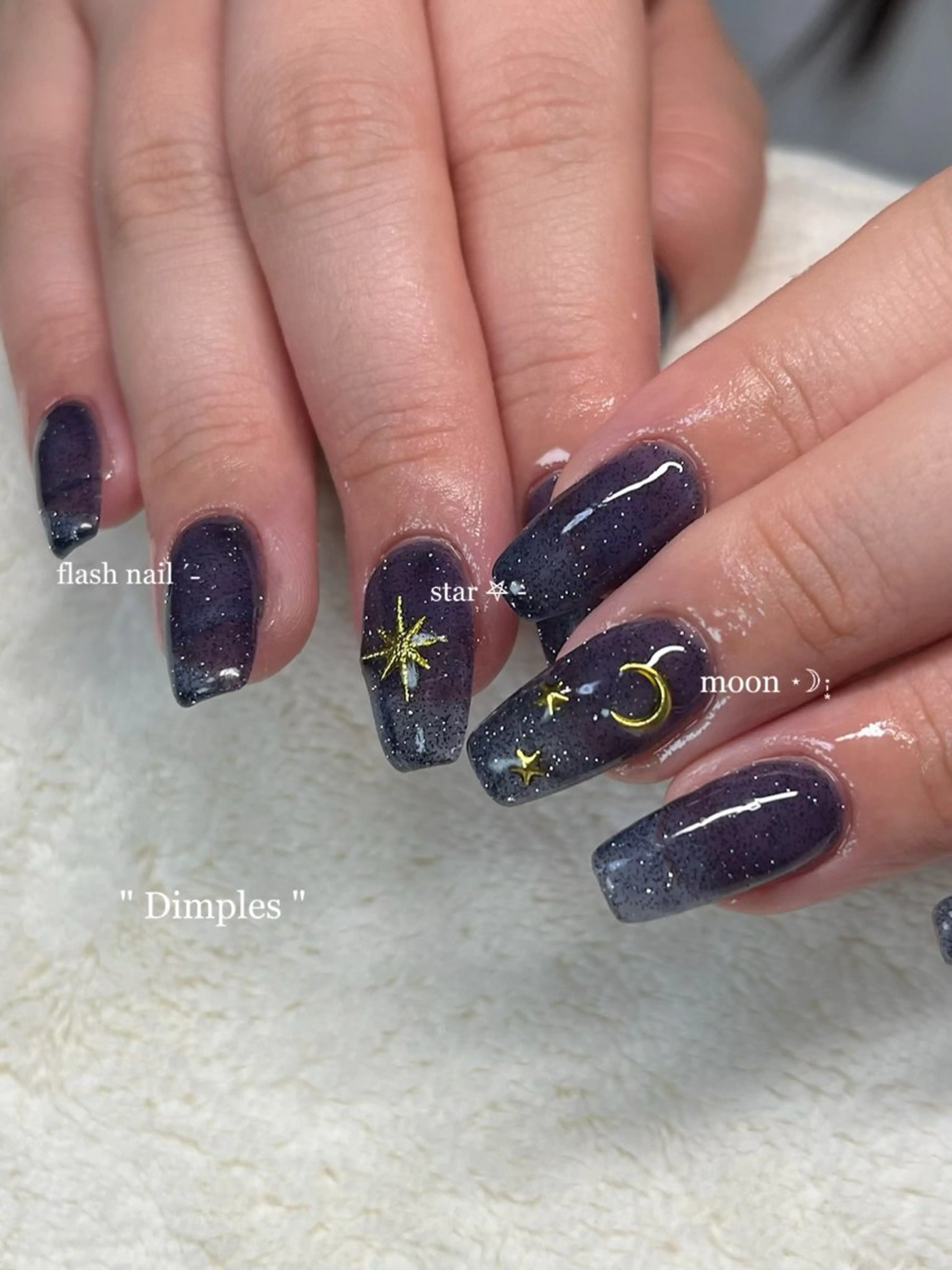 ネイル ハンドネイル dimples yuki🎀 ꒷꒦♡のネイルデザイン