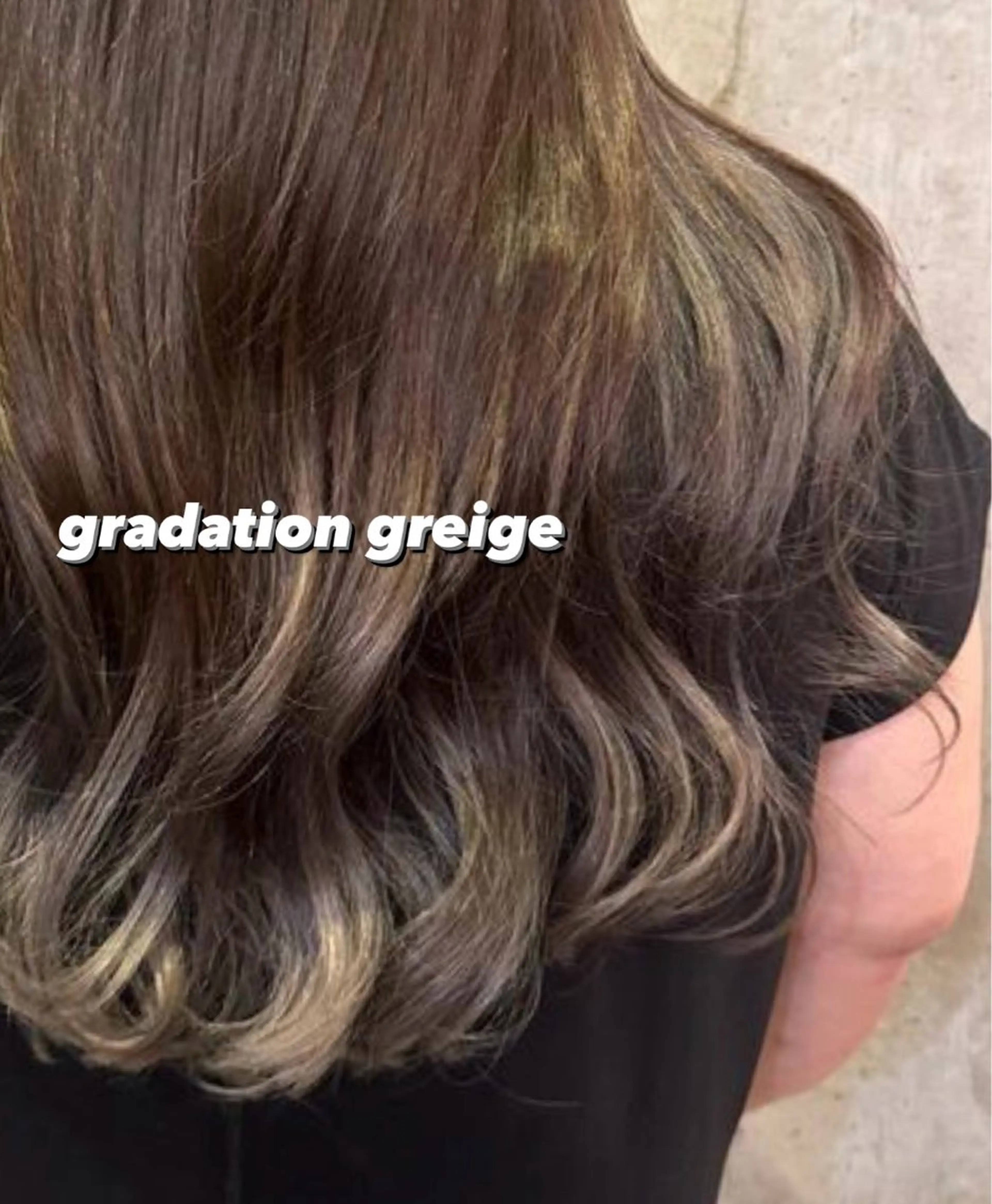 ロング カラー カット ヘアカラー ✂︎岡根 京花✂︎のヘアスタイル