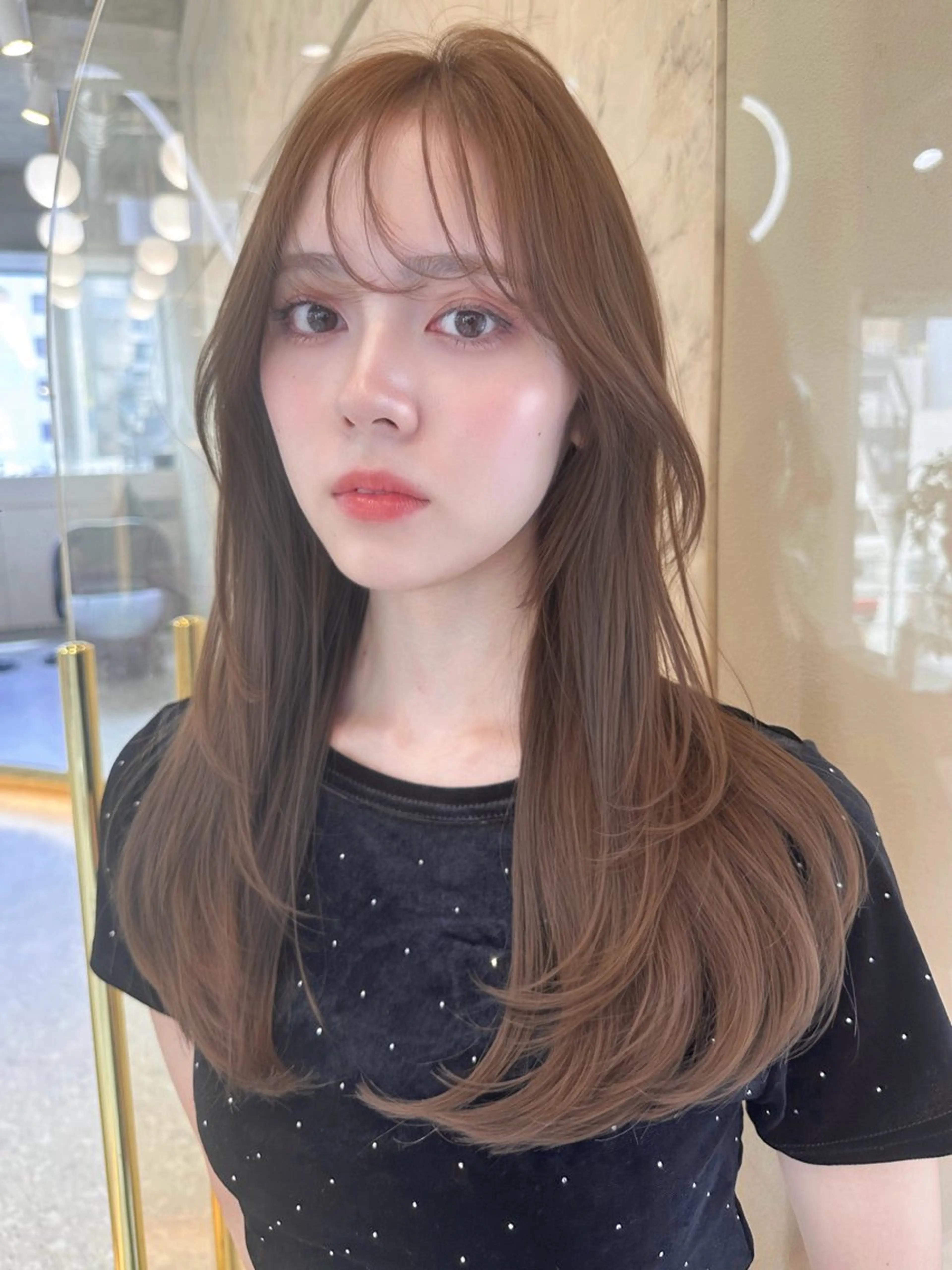 【🍫初めての方にオススメ🍫】韓国カット✨韓国式超音波トリートメント【新宿】レイヤーカットの写真