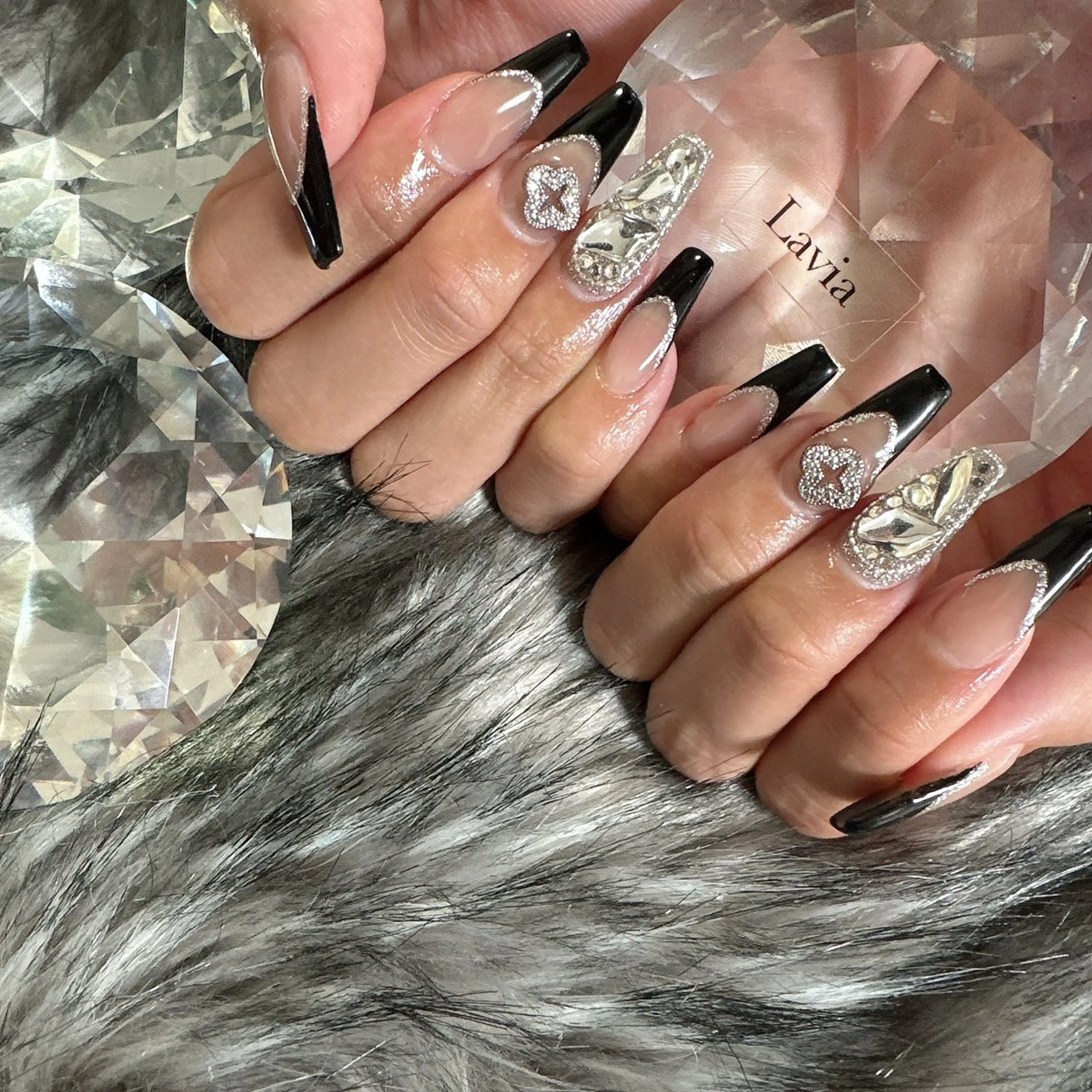 ネイル ハンドネイル Lavia nail＆eyelash所属・lavia🖤 ayumiのネイルデザイン