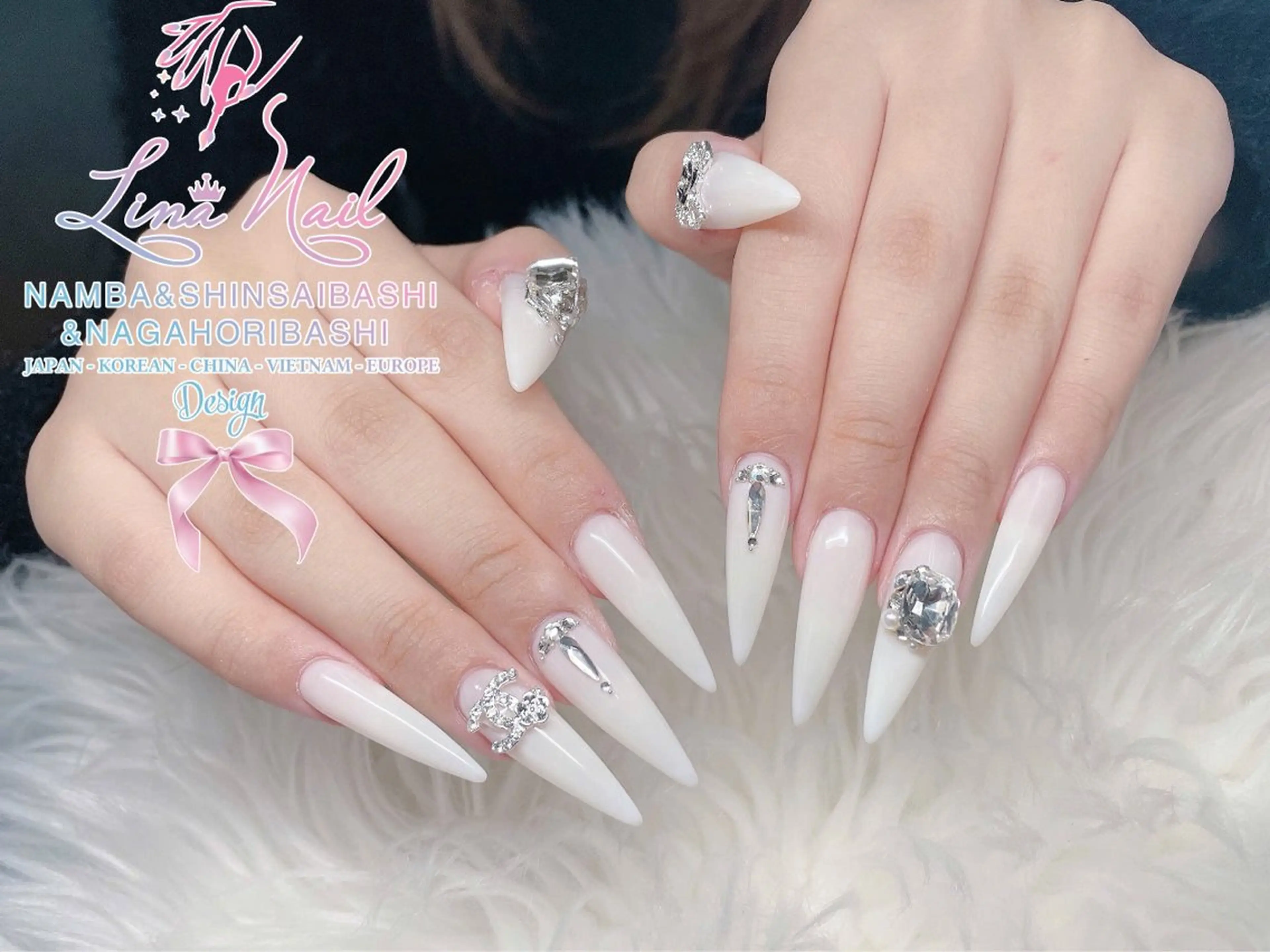 ネイル チークネイル 桜ネイル フラッシュネイル フットネイル ジェルネイル ハンドネイル ７９LINA NAIL 心斎橋店所属・リナネイル アメ村心斎橋店のネイルデザイン