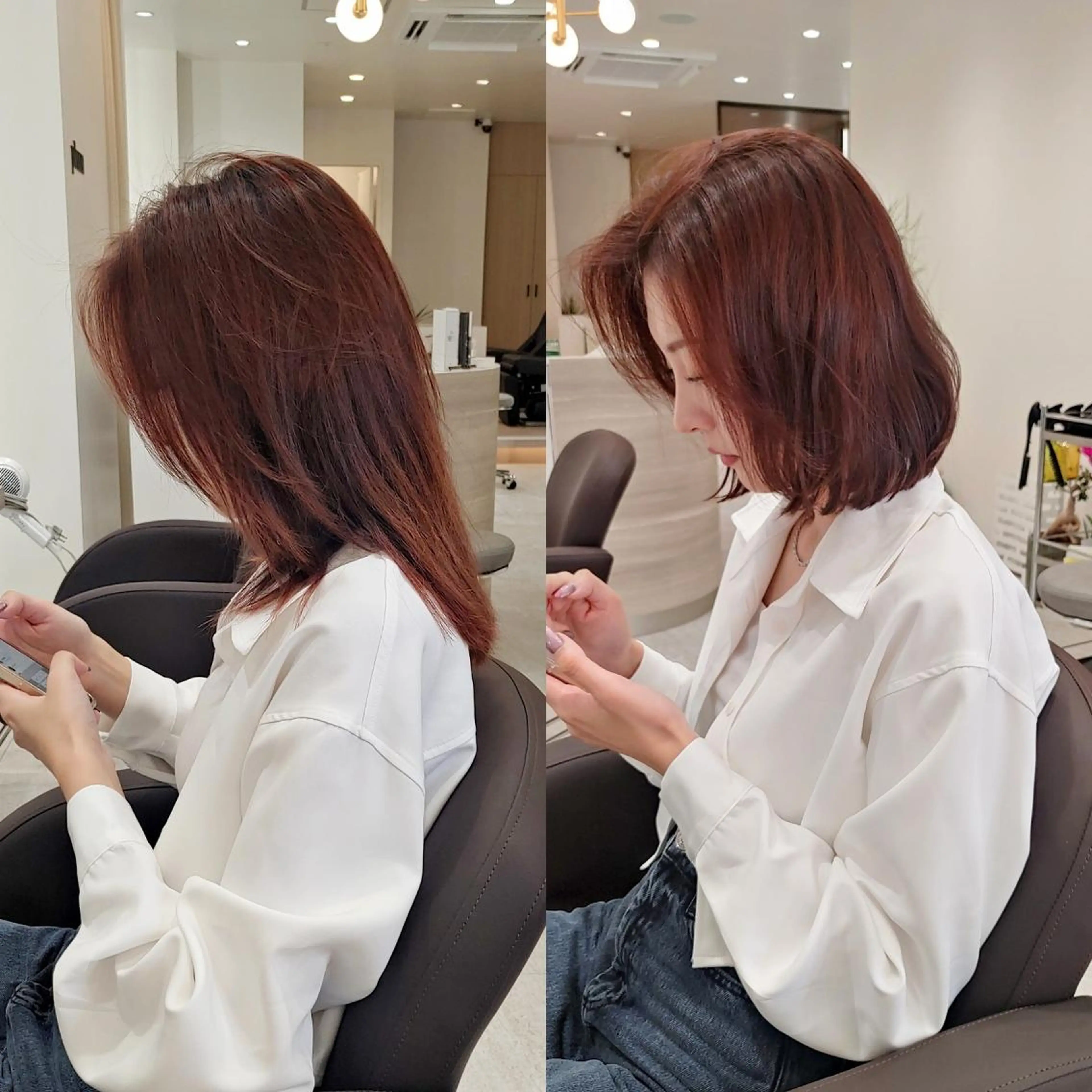 セミロング plumginza TOKIOリミテッドのヘアスタイル