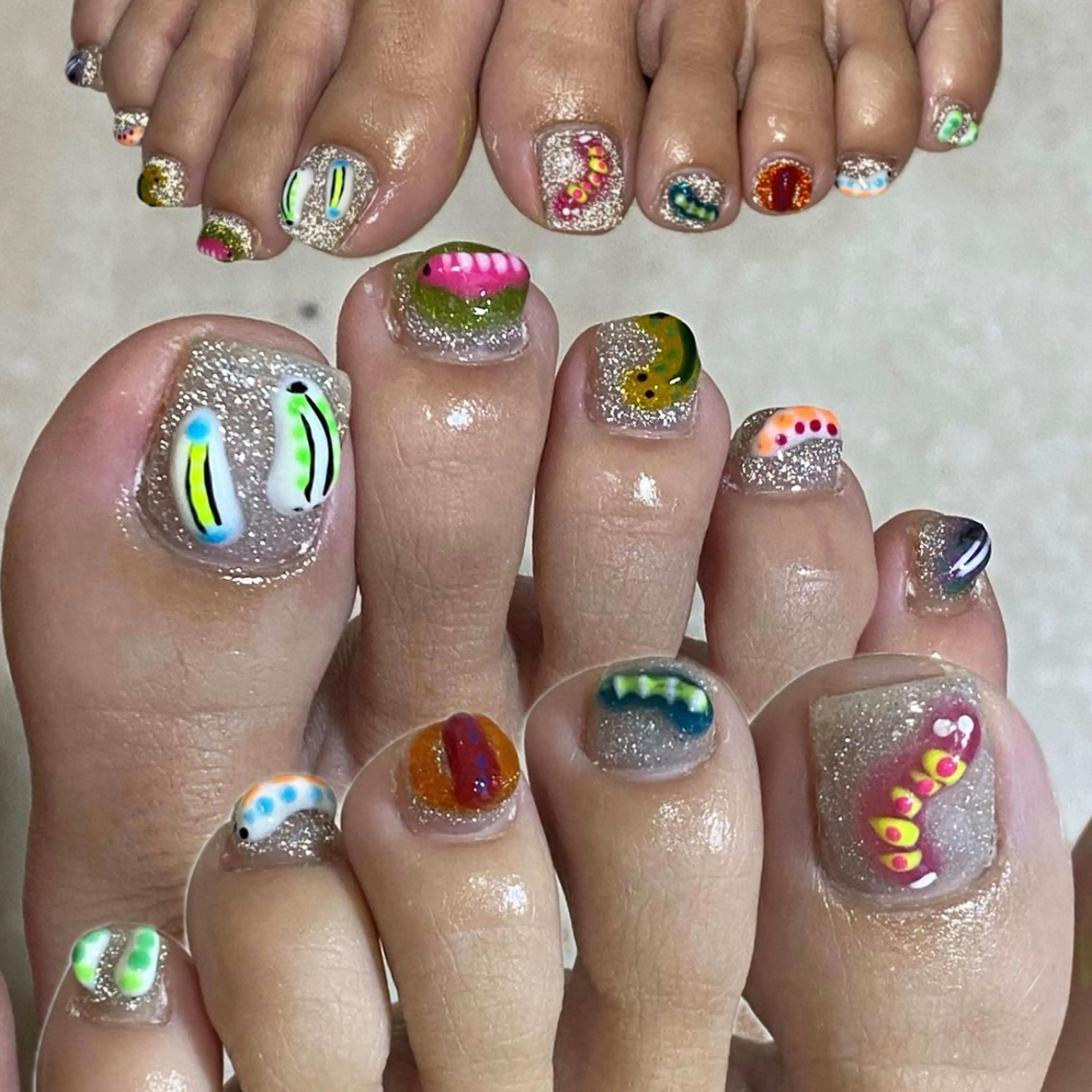 ネイル nano/きもかわ nail🐬🫧のネイルデザイン