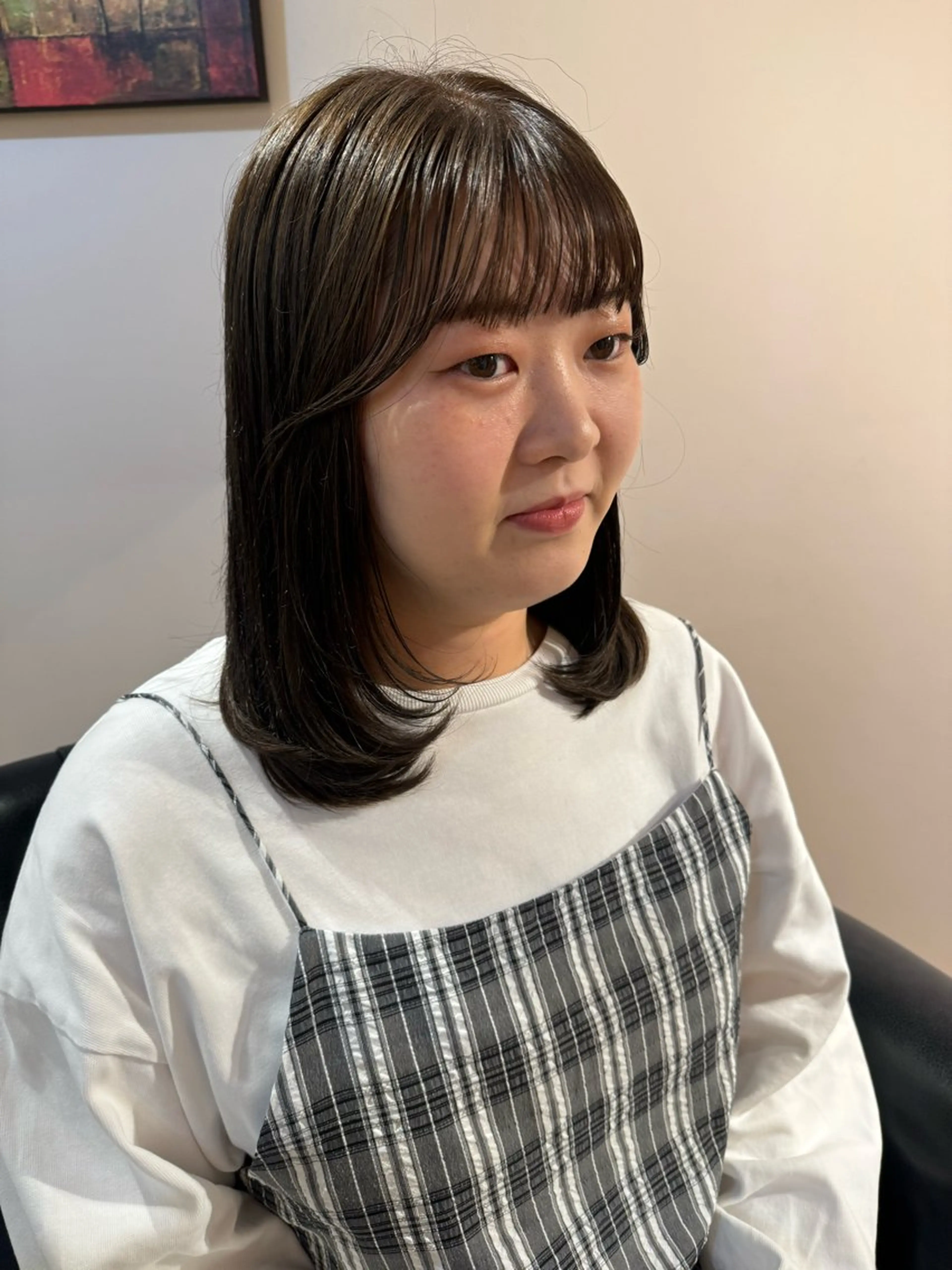 ミディアム カラー グレージュ haruna🐈🎀 / Lita 4Fのヘアスタイル