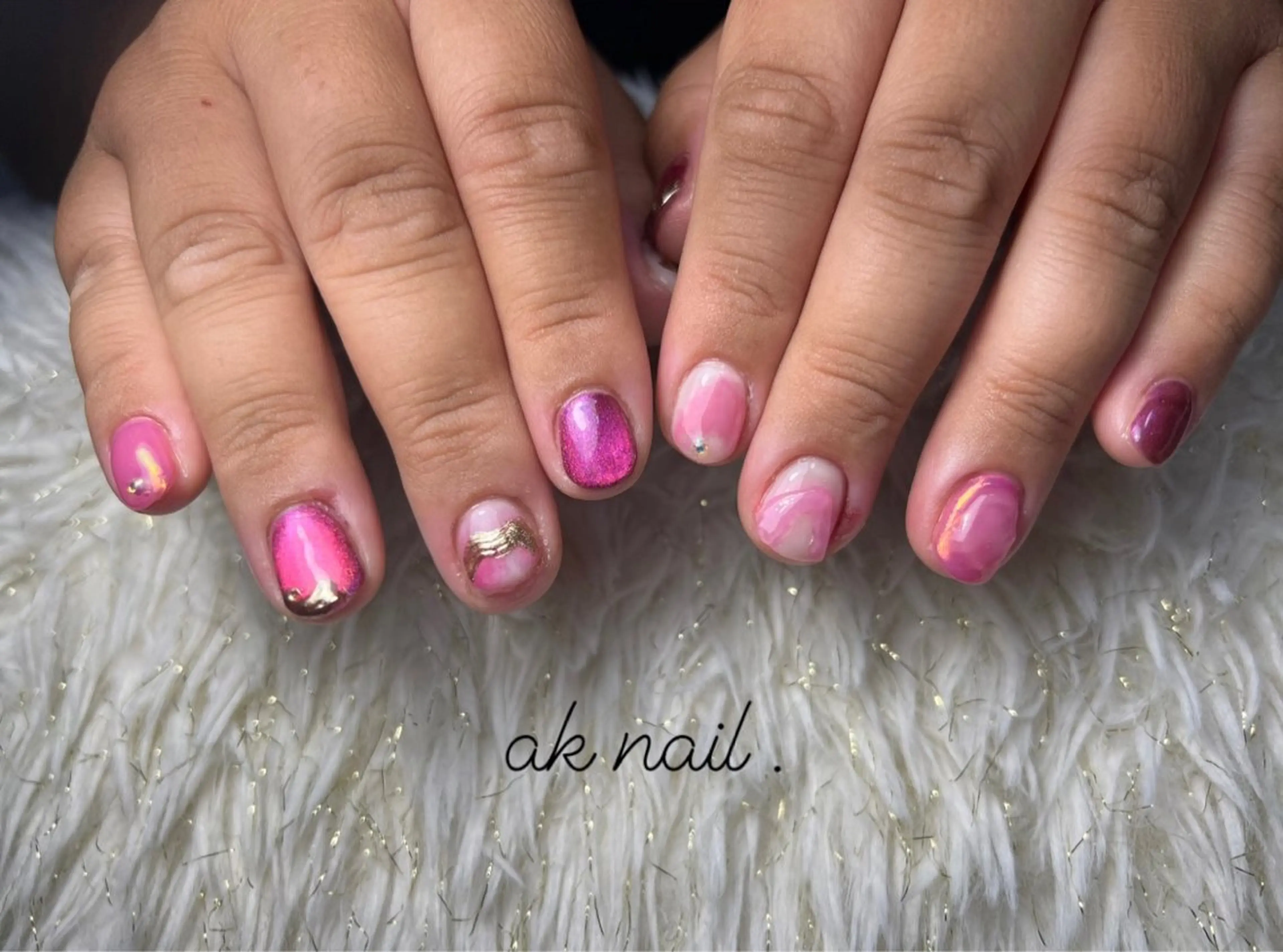 ネイル ハンドネイル ak nail .のネイルデザイン