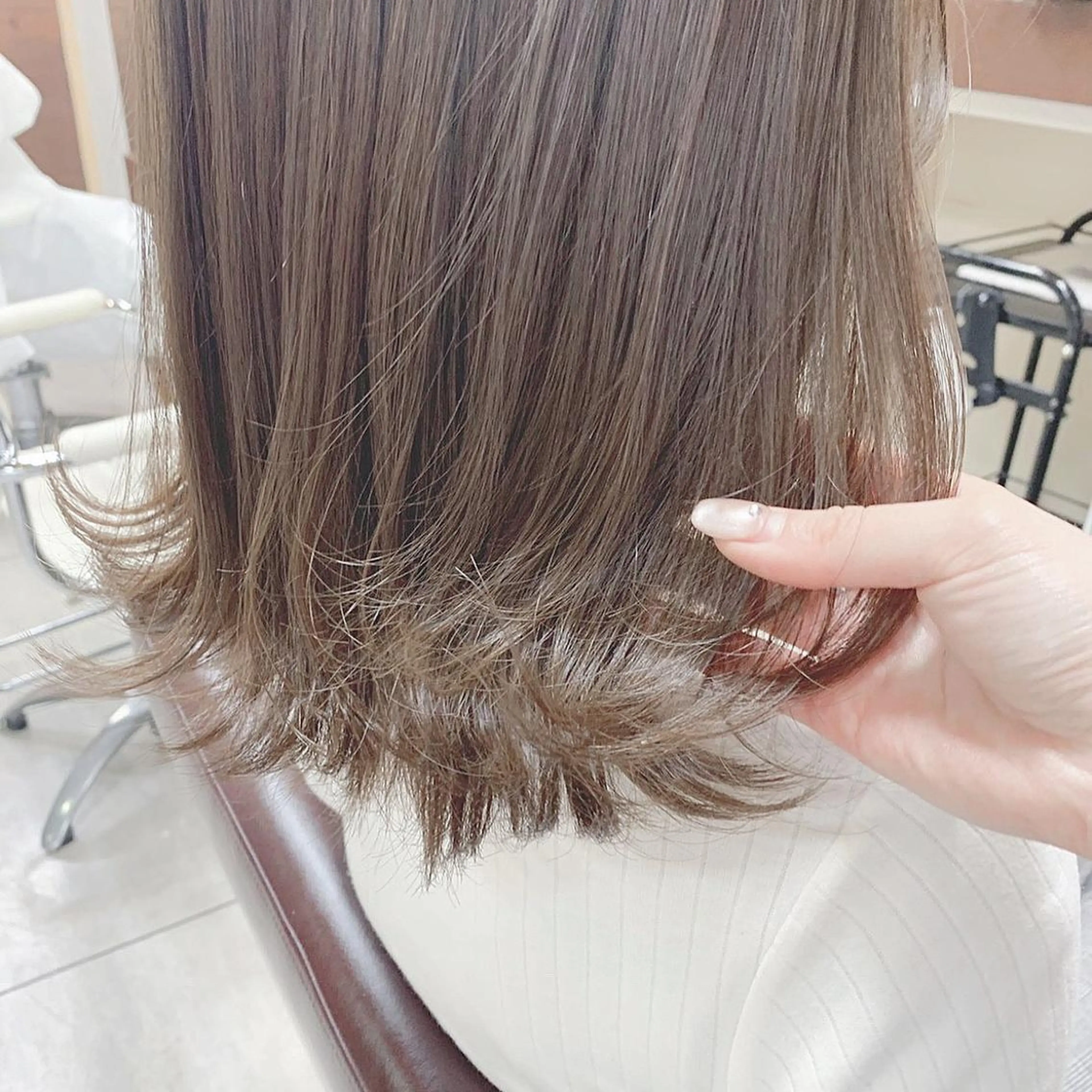ミディアム ヘアカラー 🫧艶髪カラー🫧 森本くるみのヘアスタイル