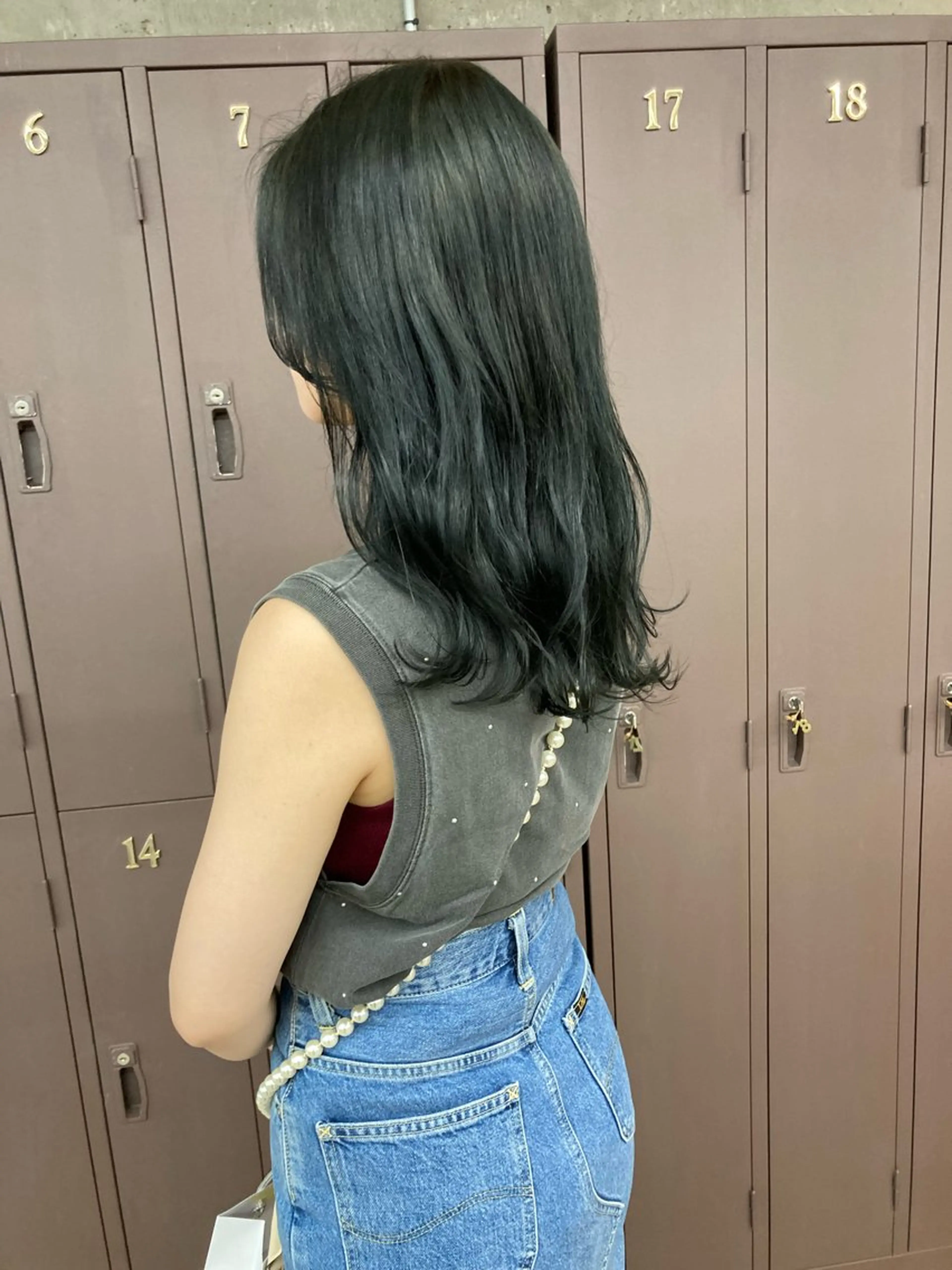 セミロング カラー カット ヘアカラー トリートメント 小木曽智美 /ボブ/ショートのヘアスタイル