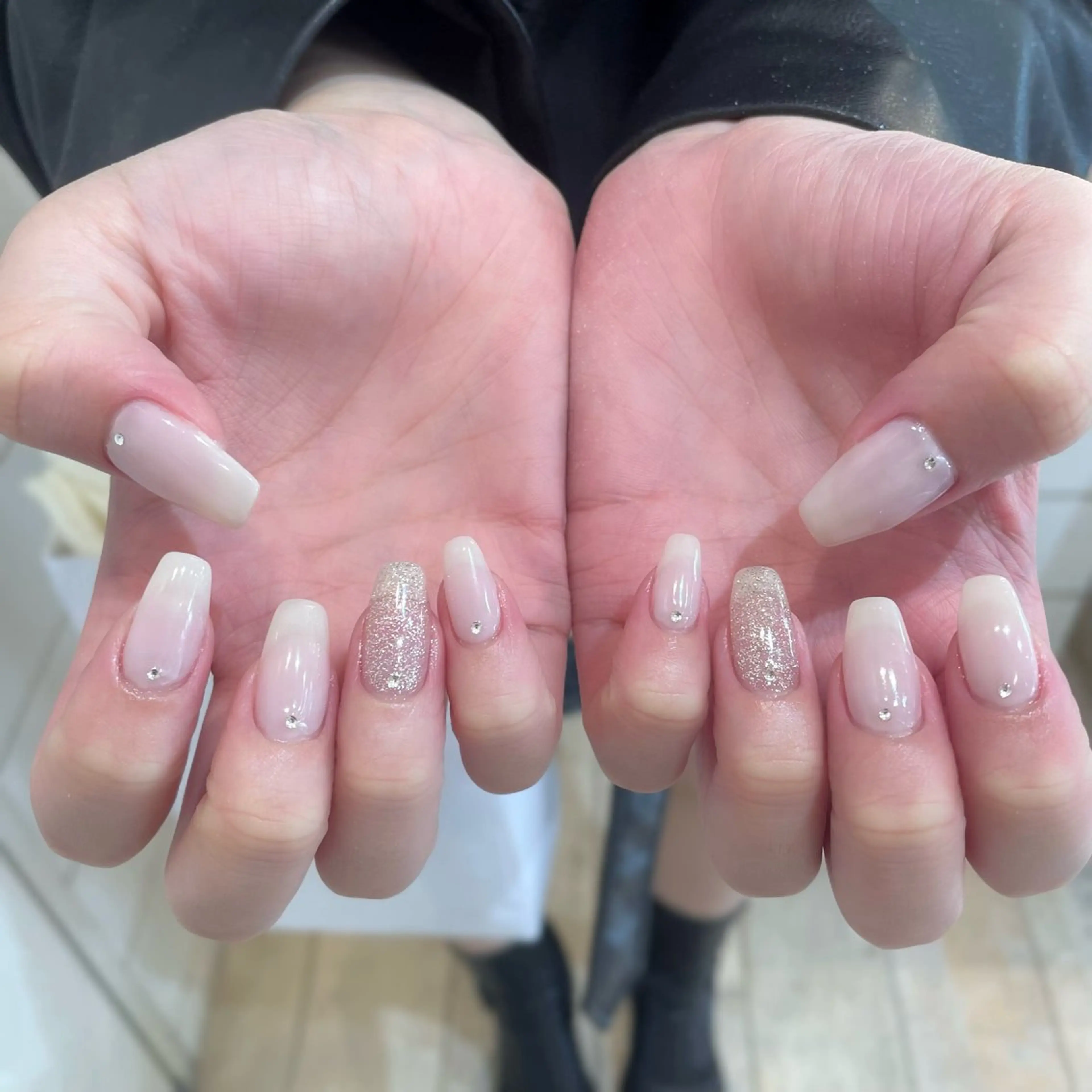 ネイル シンプルネイル ハンドネイル Tsuki🌙/渋谷 /パラジェルのネイルデザイン