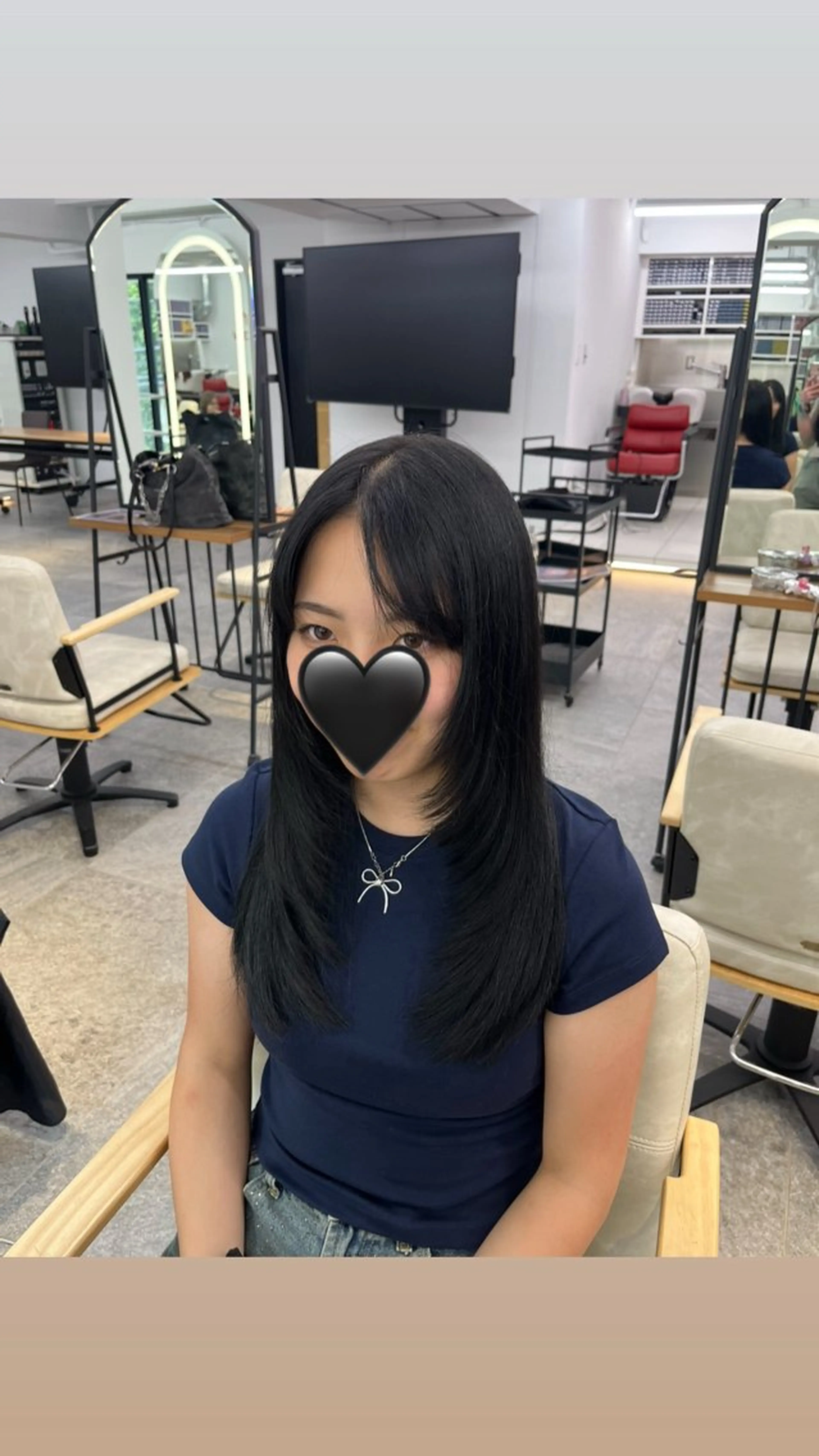 ロング ハイレイヤー レイヤーカット mit bytree MISAKI🎀のヘアスタイル